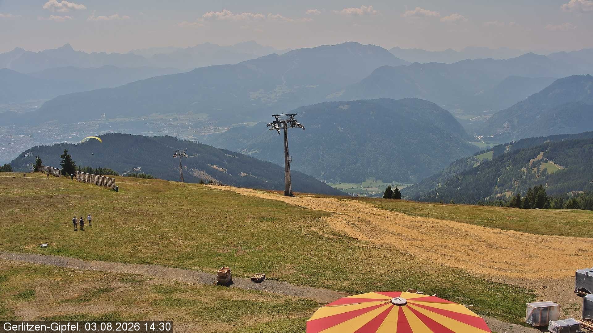 Archiv Foto Webcam Gerlitzen-Gipfel - Alpengasthof
