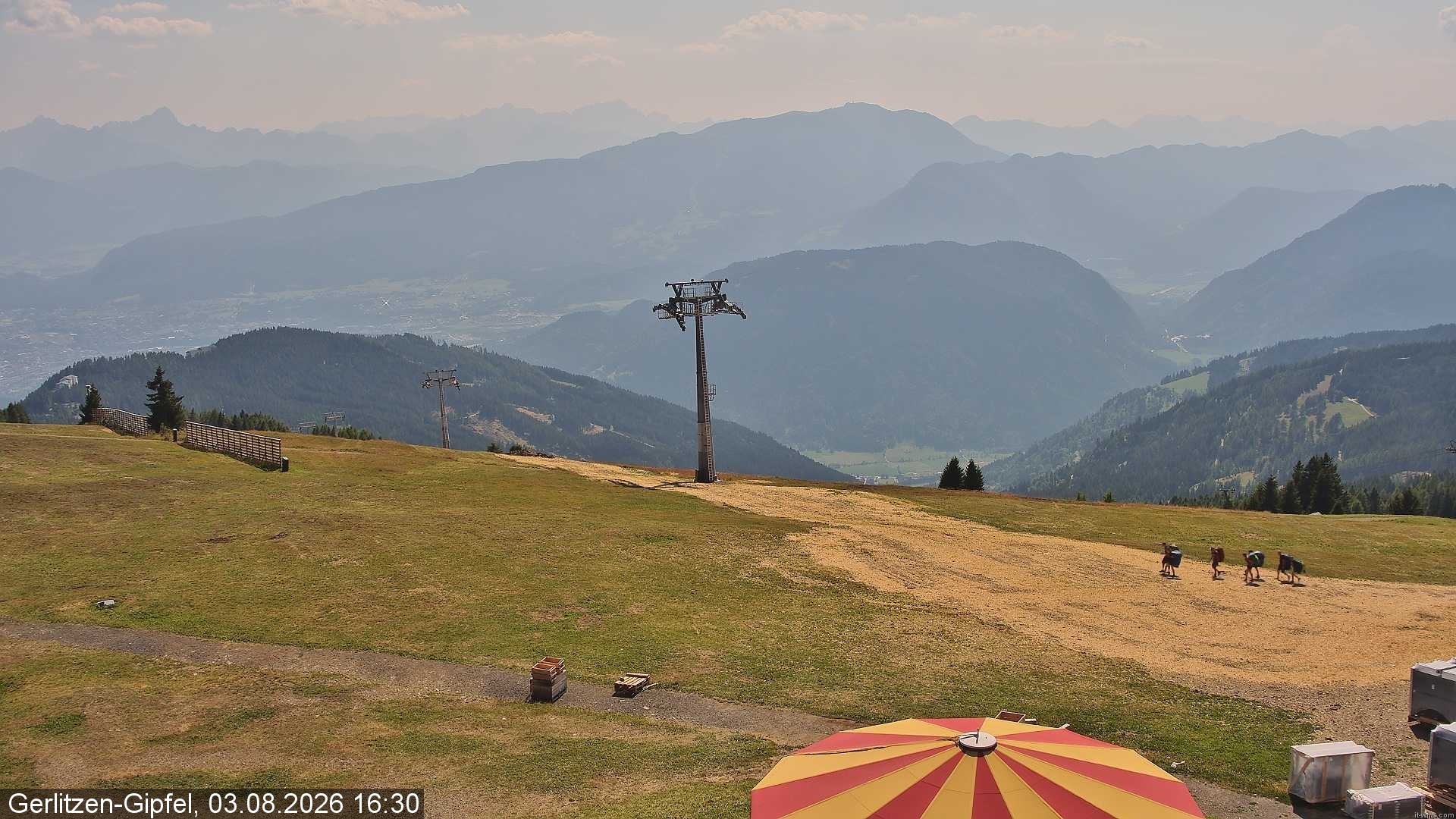 Archiv Foto Webcam Gerlitzen-Gipfel - Alpengasthof