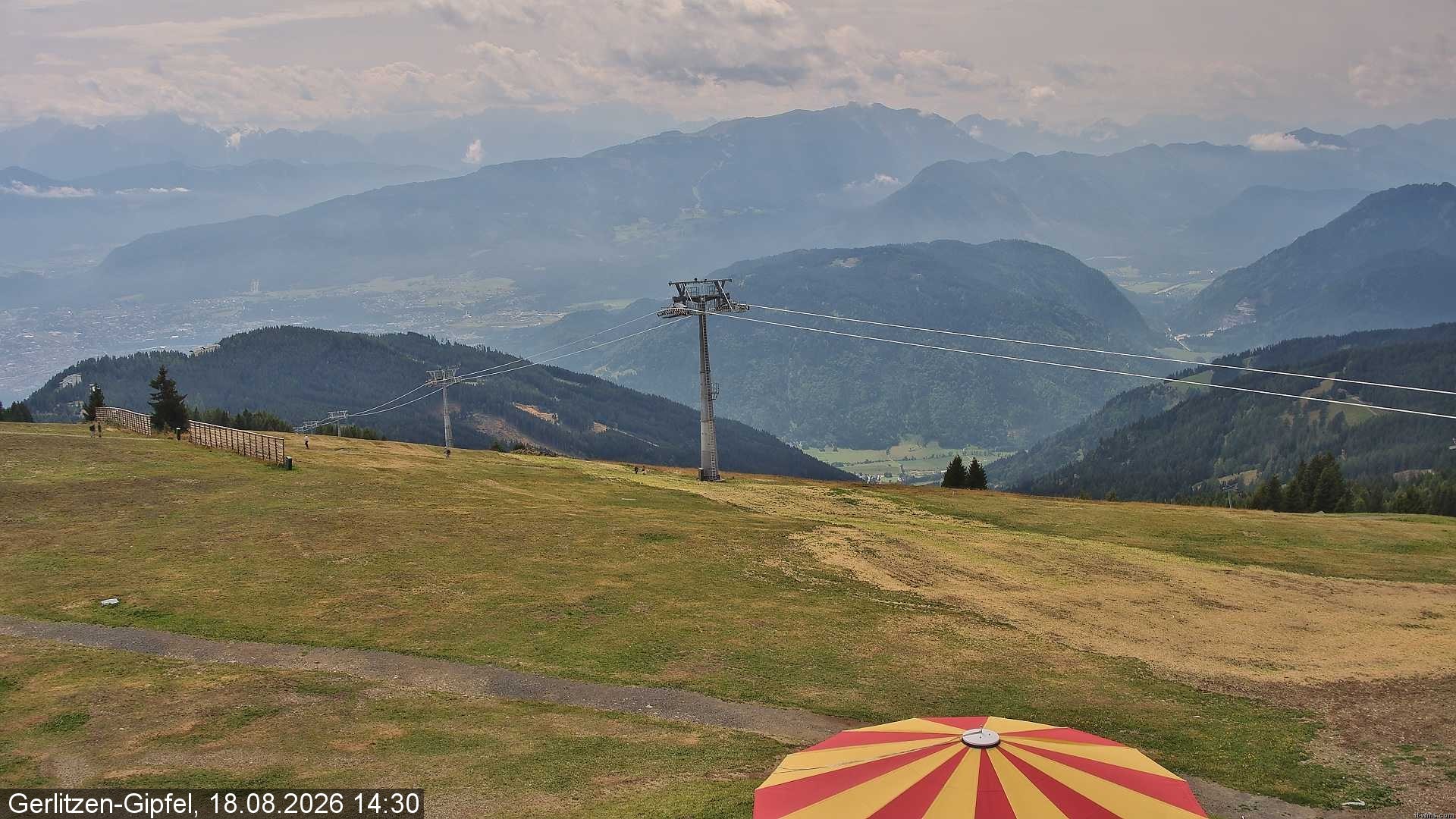 Archiv Foto Webcam Gerlitzen-Gipfel - Alpengasthof
