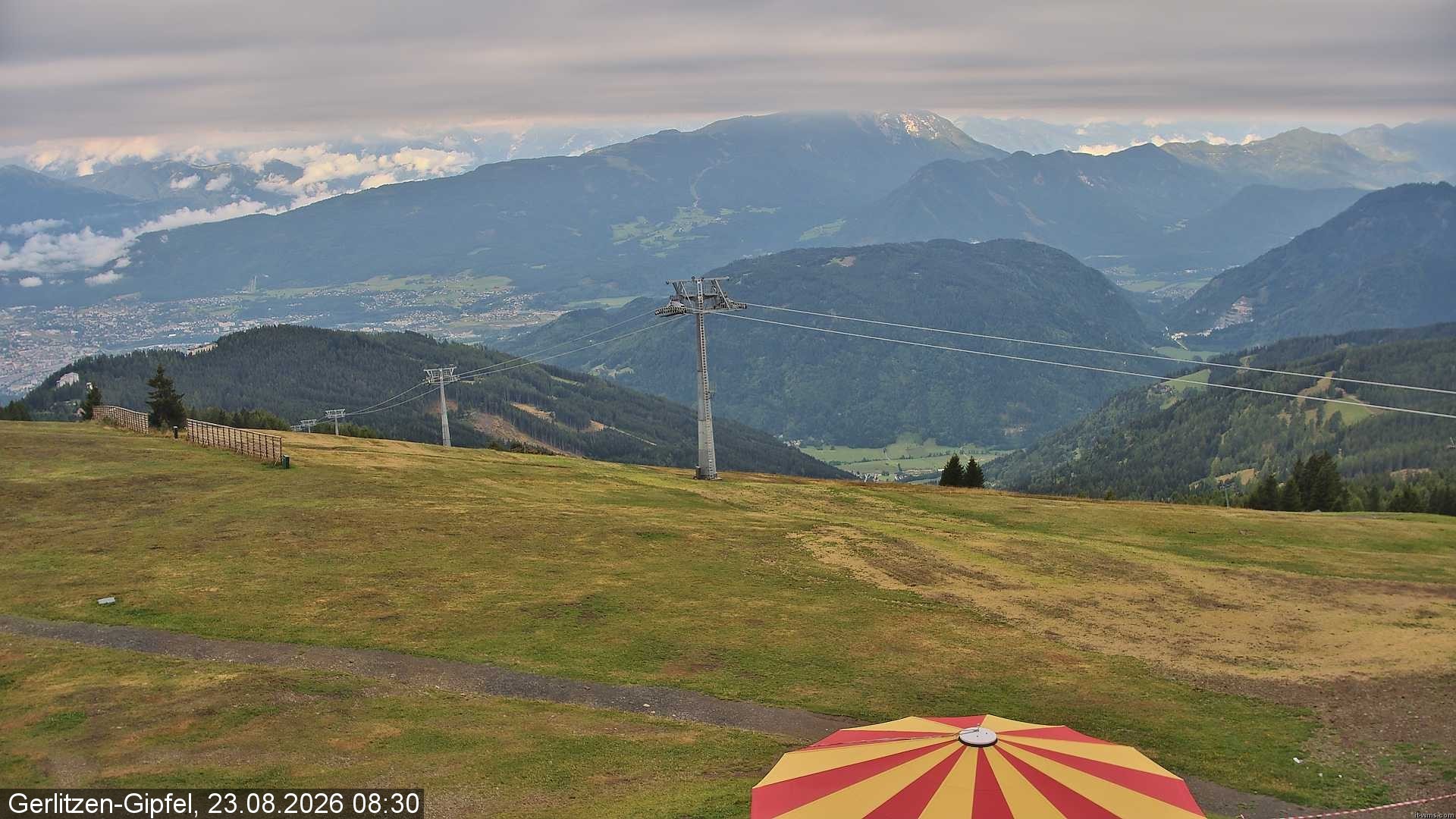 Archiv Foto Webcam Gerlitzen-Gipfel - Alpengasthof
