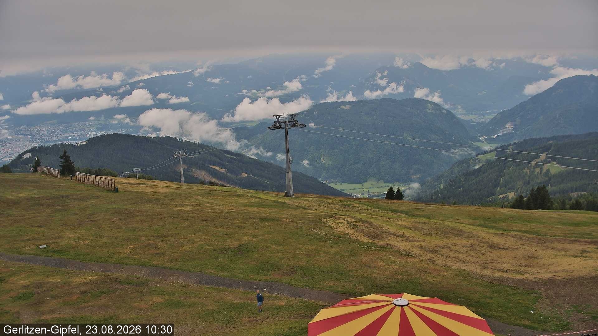 Archiv Foto Webcam Gerlitzen-Gipfel - Alpengasthof