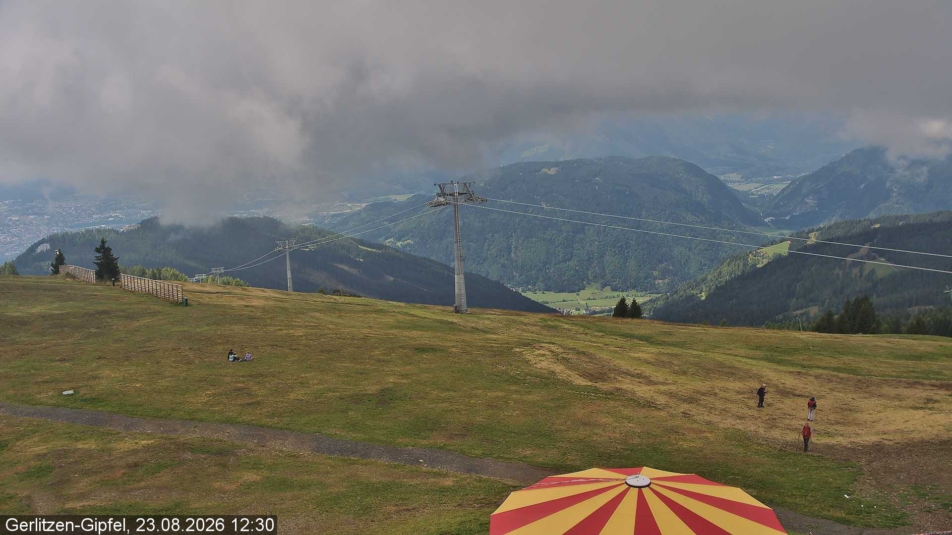 Archiv Foto Webcam Gerlitzen-Gipfel - Alpengasthof