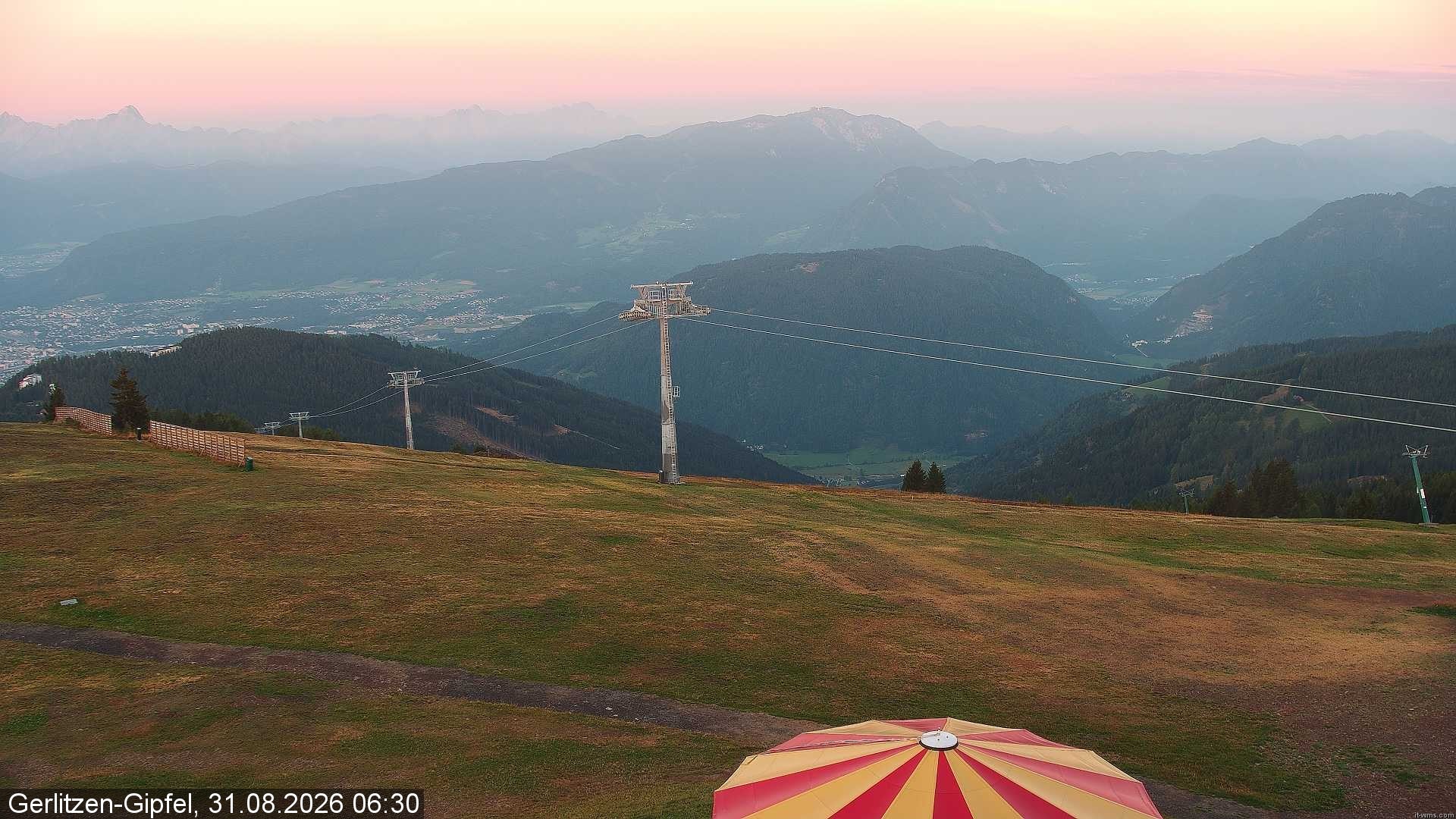 Archived image Webcam Gerlitzen summit (Carinthia)
