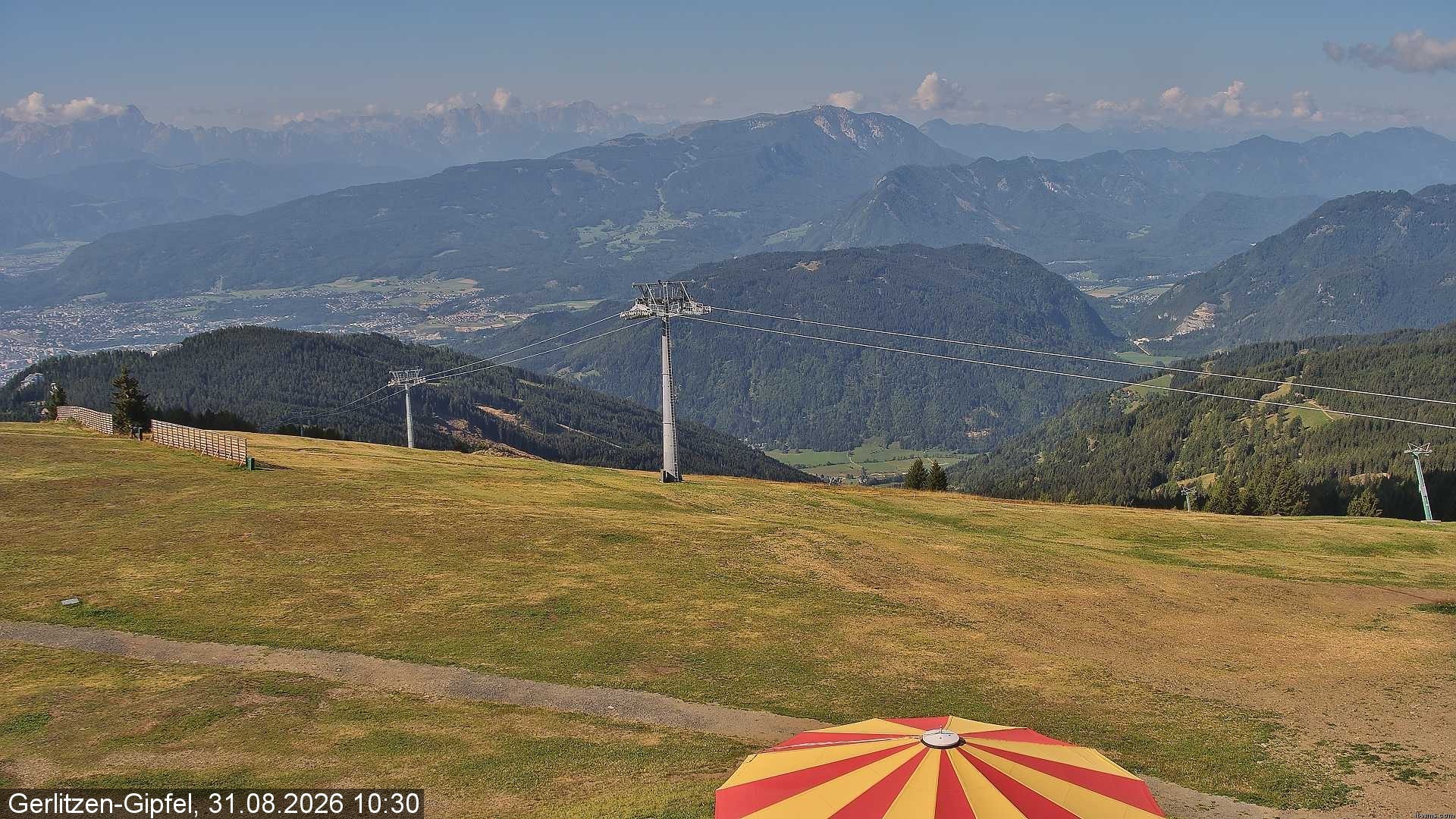 Archived image Webcam Gerlitzen summit (Carinthia)