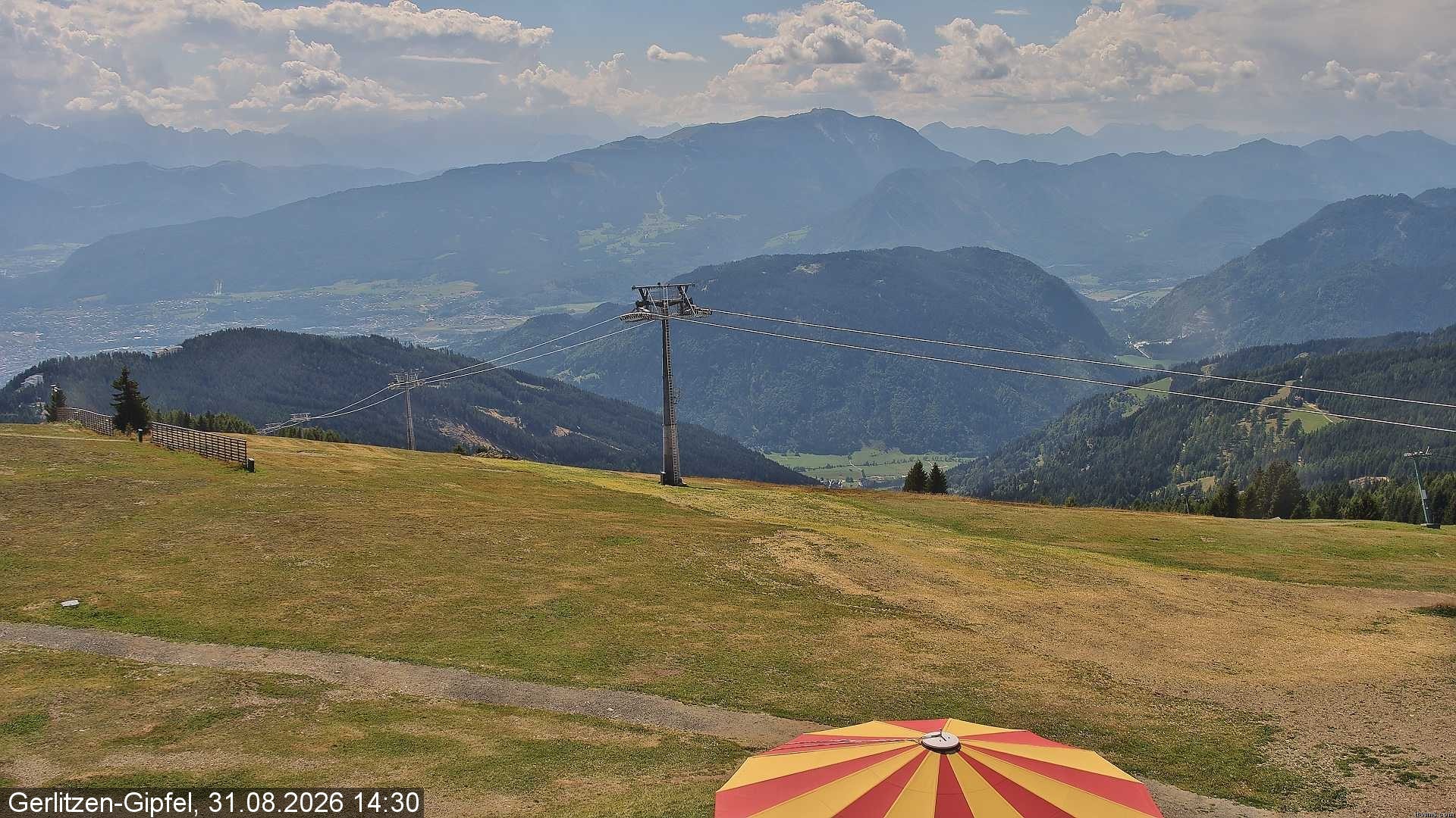 Archived image Webcam Gerlitzen summit (Carinthia)