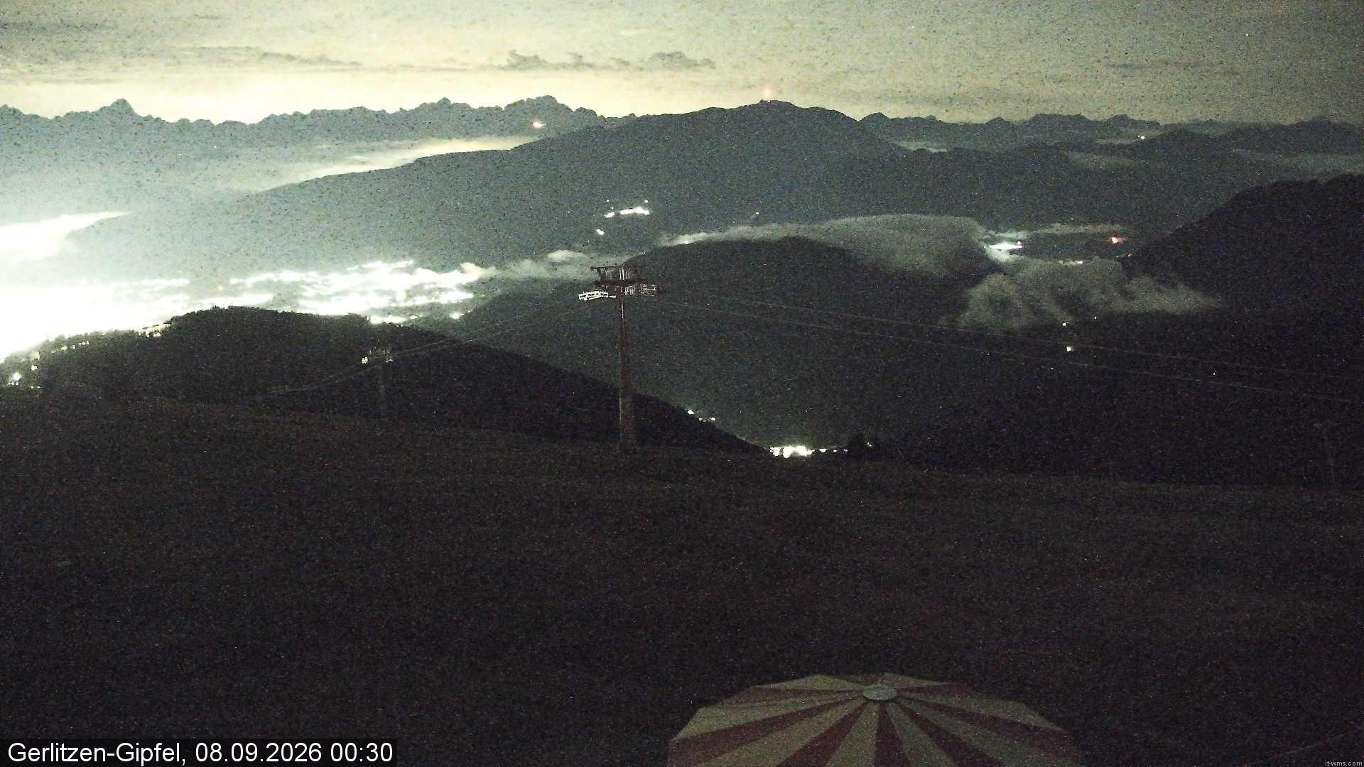 Archiv Foto Webcam Gerlitzen-Gipfel - Alpengasthof