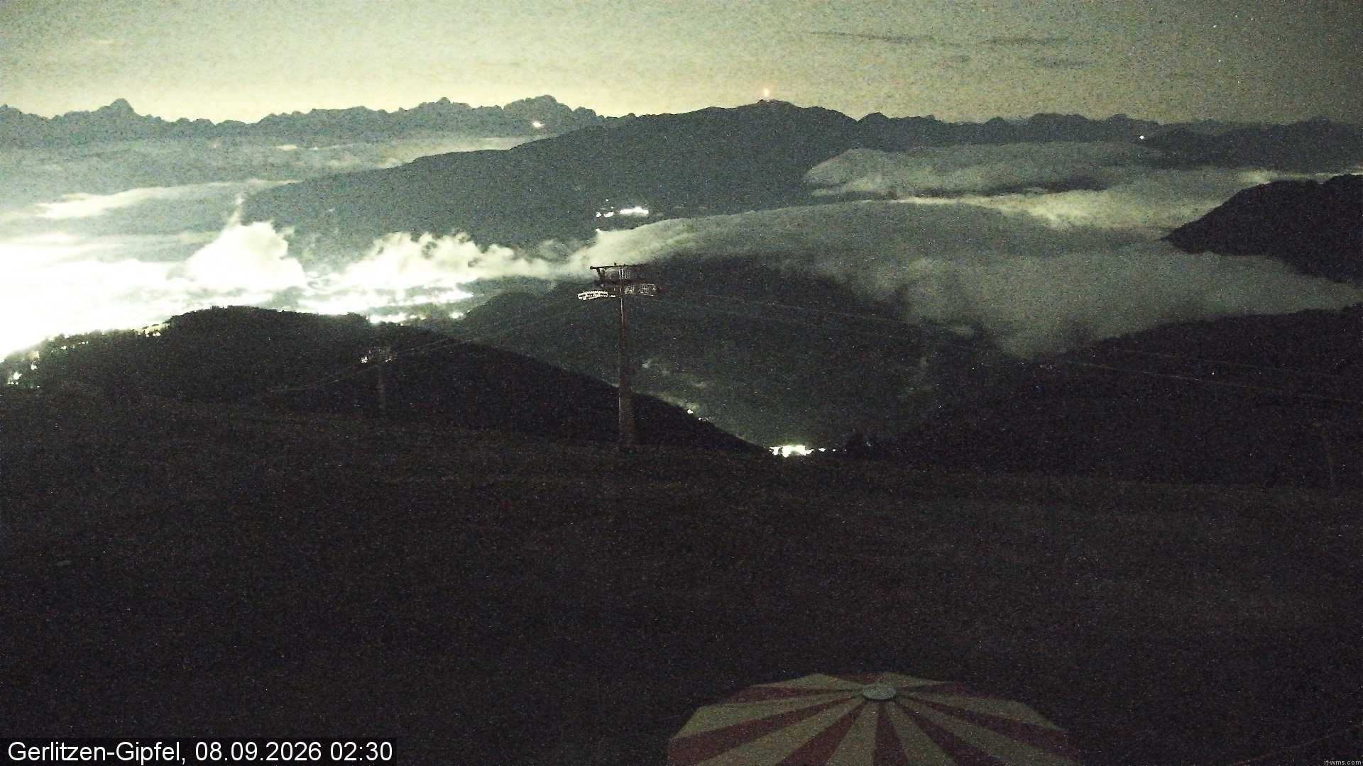 Archiv Foto Webcam Gerlitzen-Gipfel - Alpengasthof