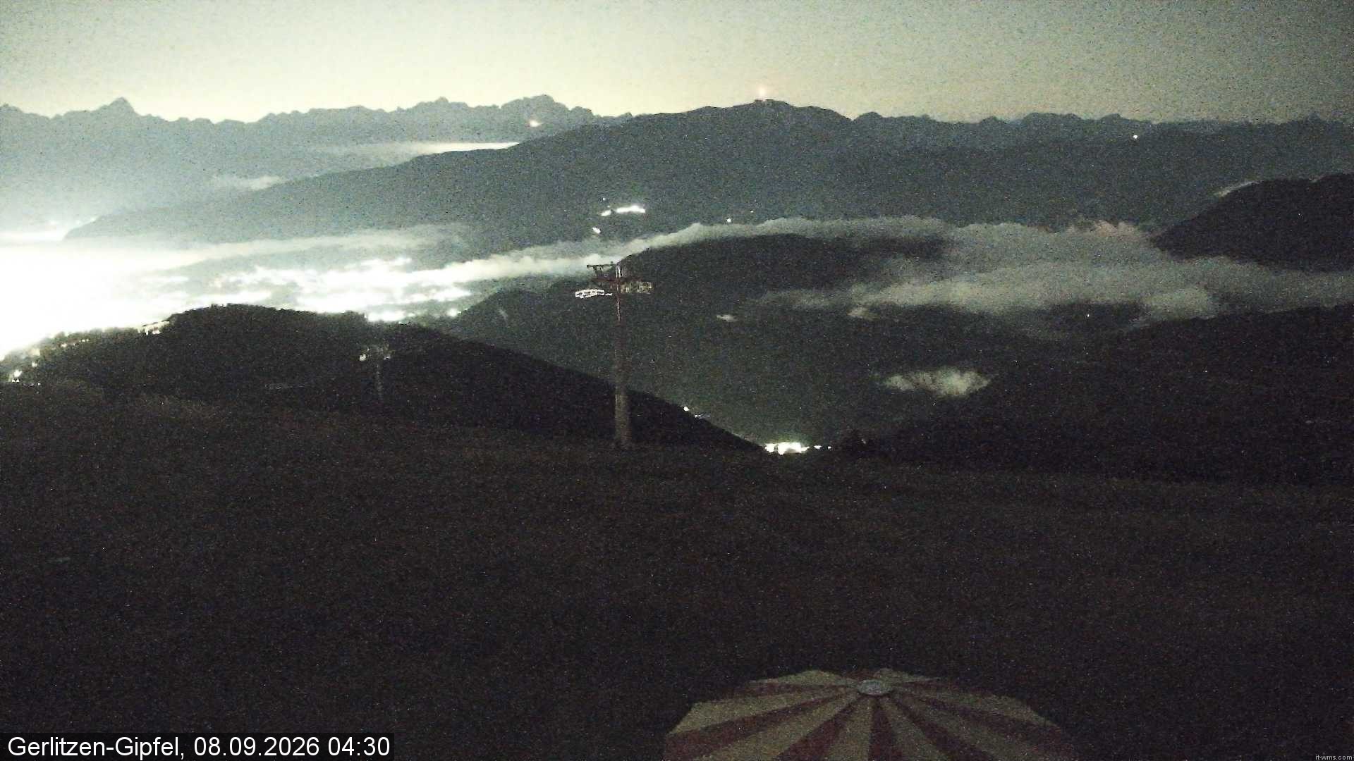 Archiv Foto Webcam Gerlitzen-Gipfel - Alpengasthof