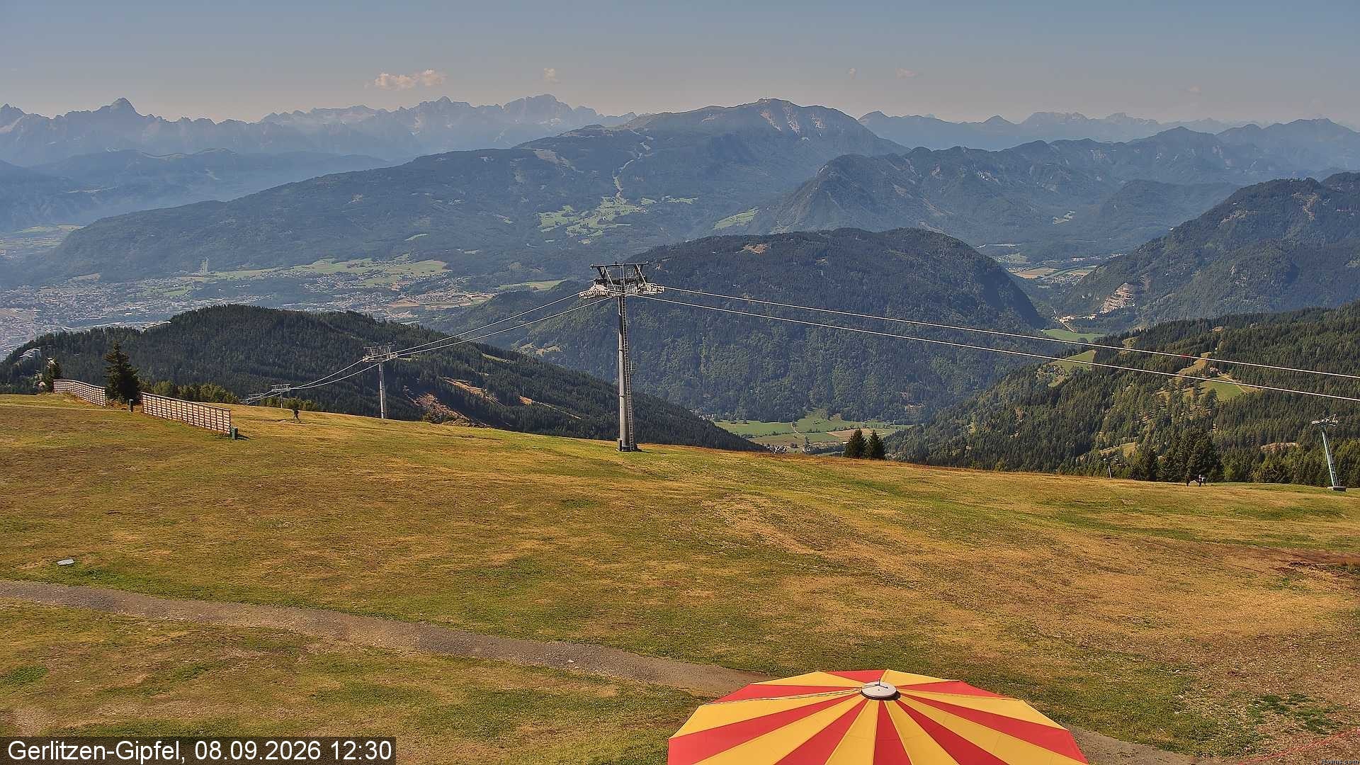 Archiv Foto Webcam Gerlitzen-Gipfel - Alpengasthof