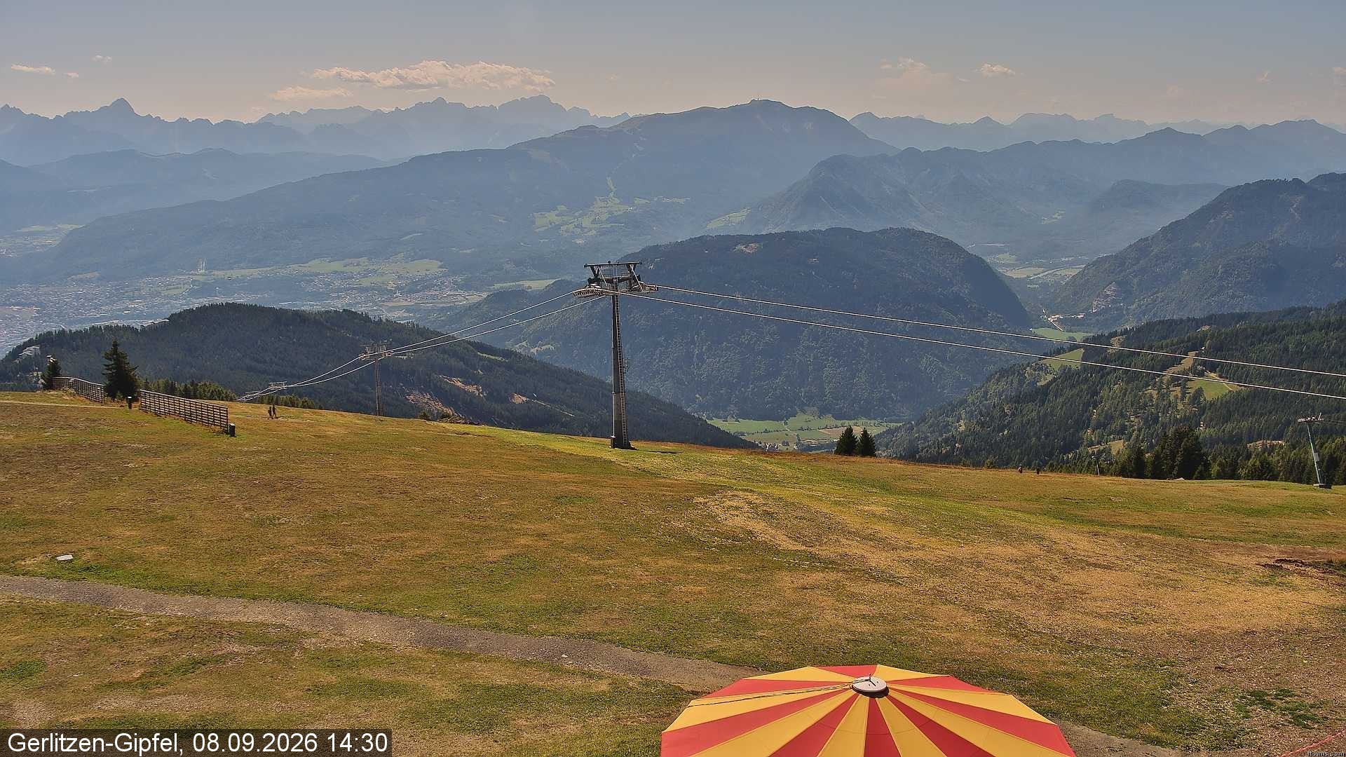 Archiv Foto Webcam Gerlitzen-Gipfel - Alpengasthof