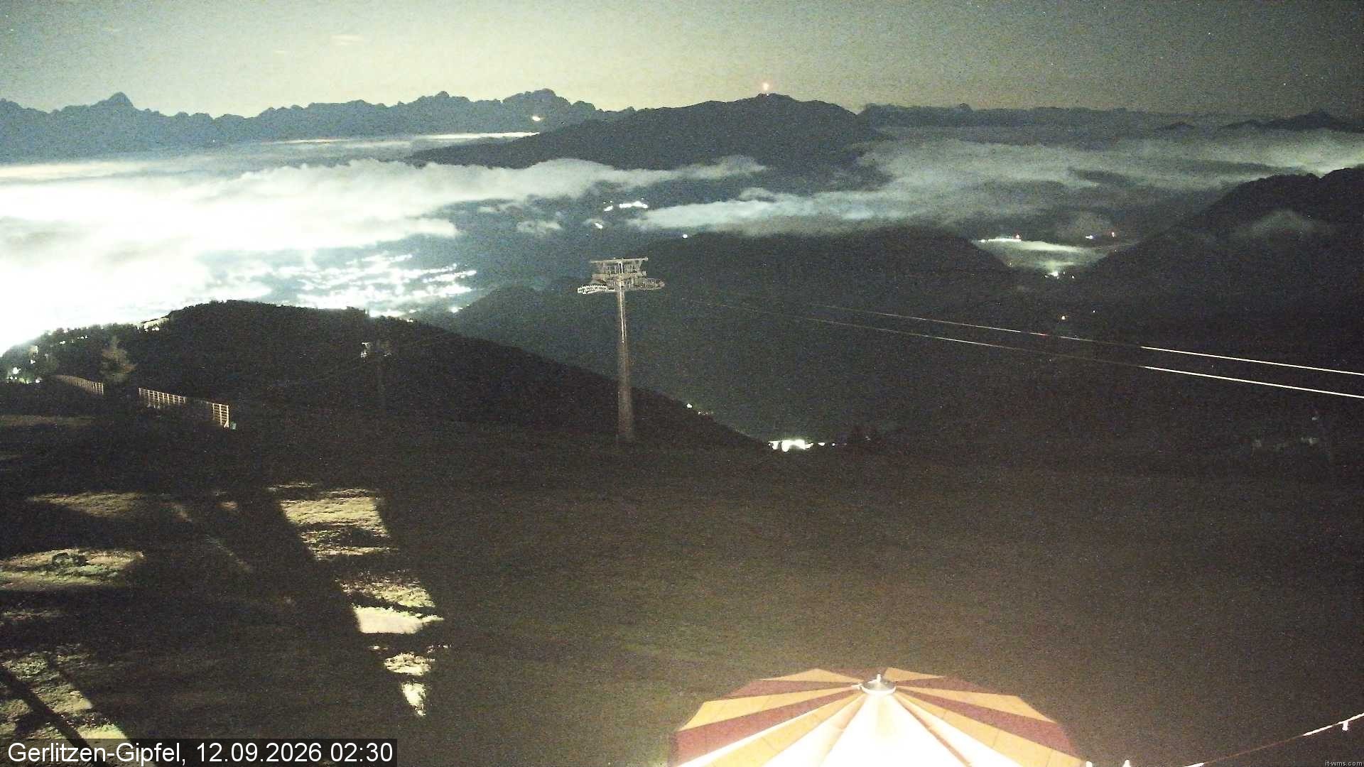 Archived image Webcam Gerlitzen summit (Carinthia)