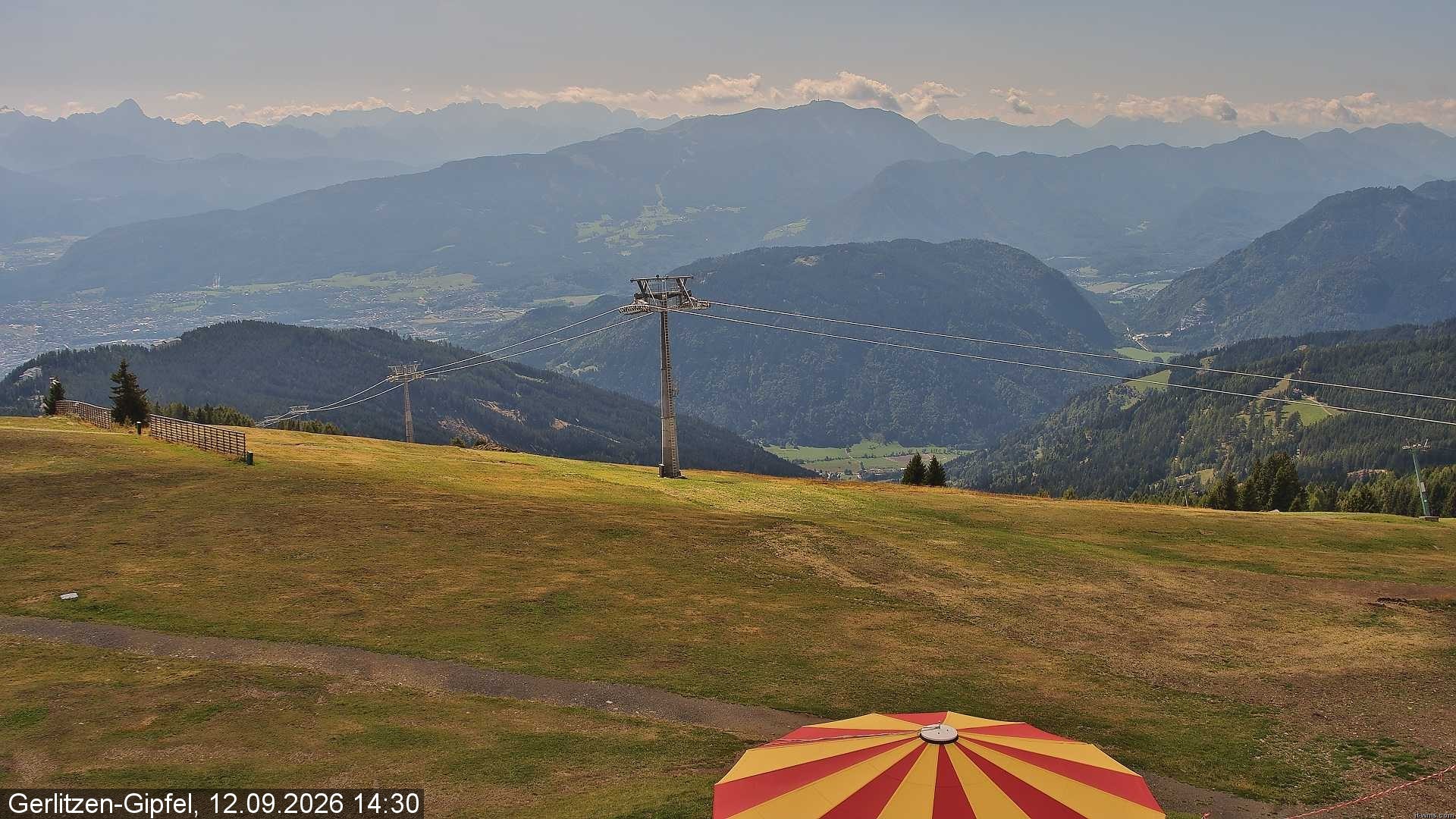 Archived image Webcam Gerlitzen summit (Carinthia)