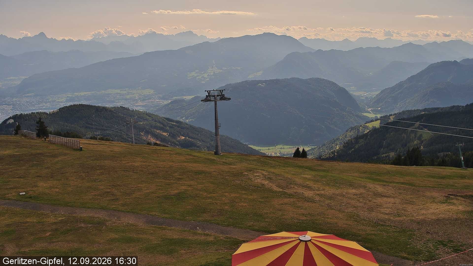 Archived image Webcam Gerlitzen summit (Carinthia)