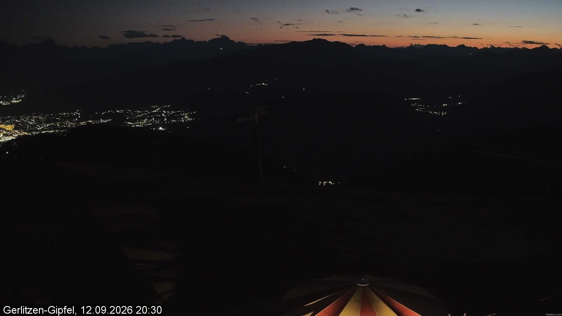 Archived image Webcam Gerlitzen summit (Carinthia)