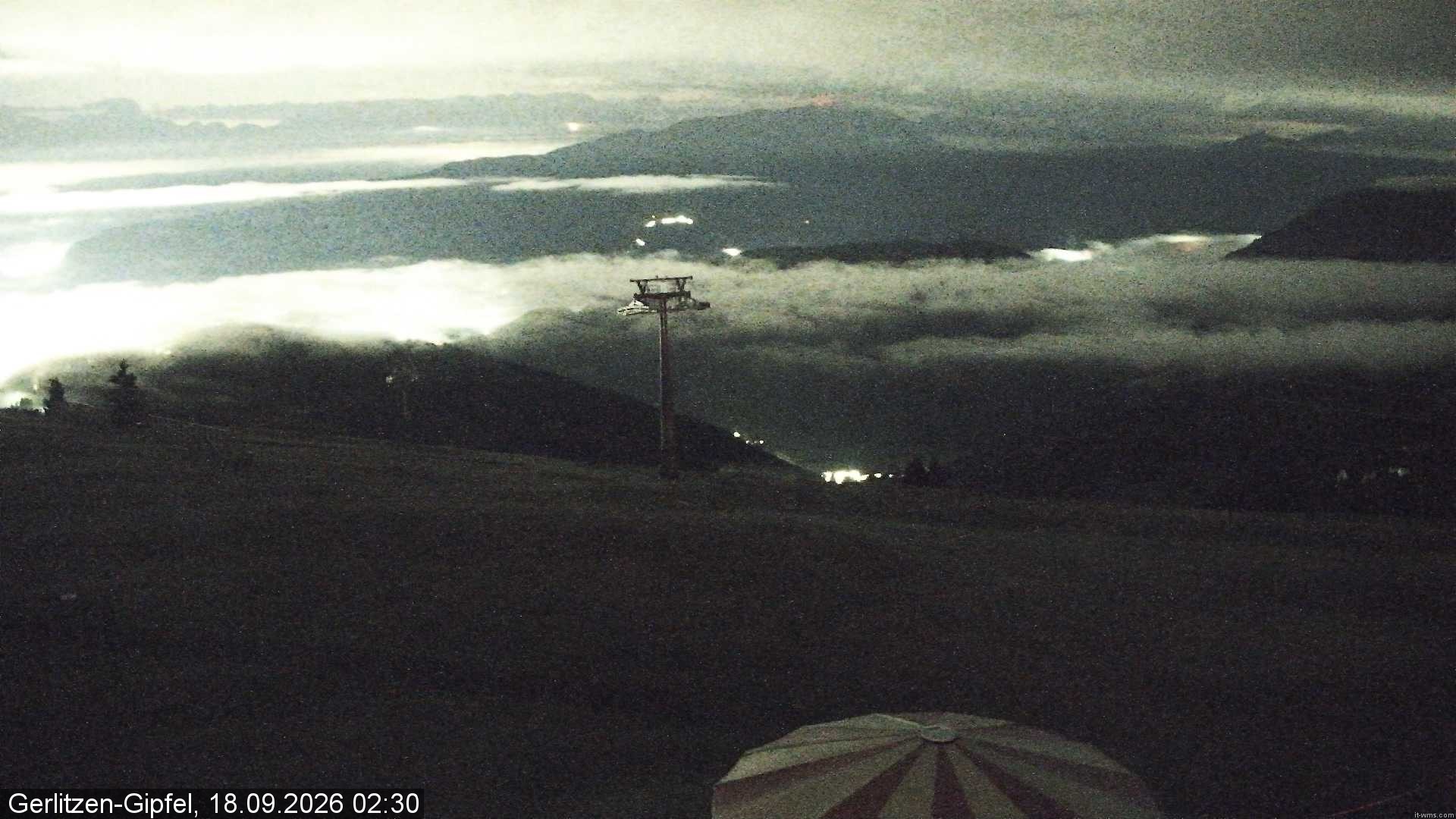 Archiv Foto Webcam Gerlitzen-Gipfel - Alpengasthof