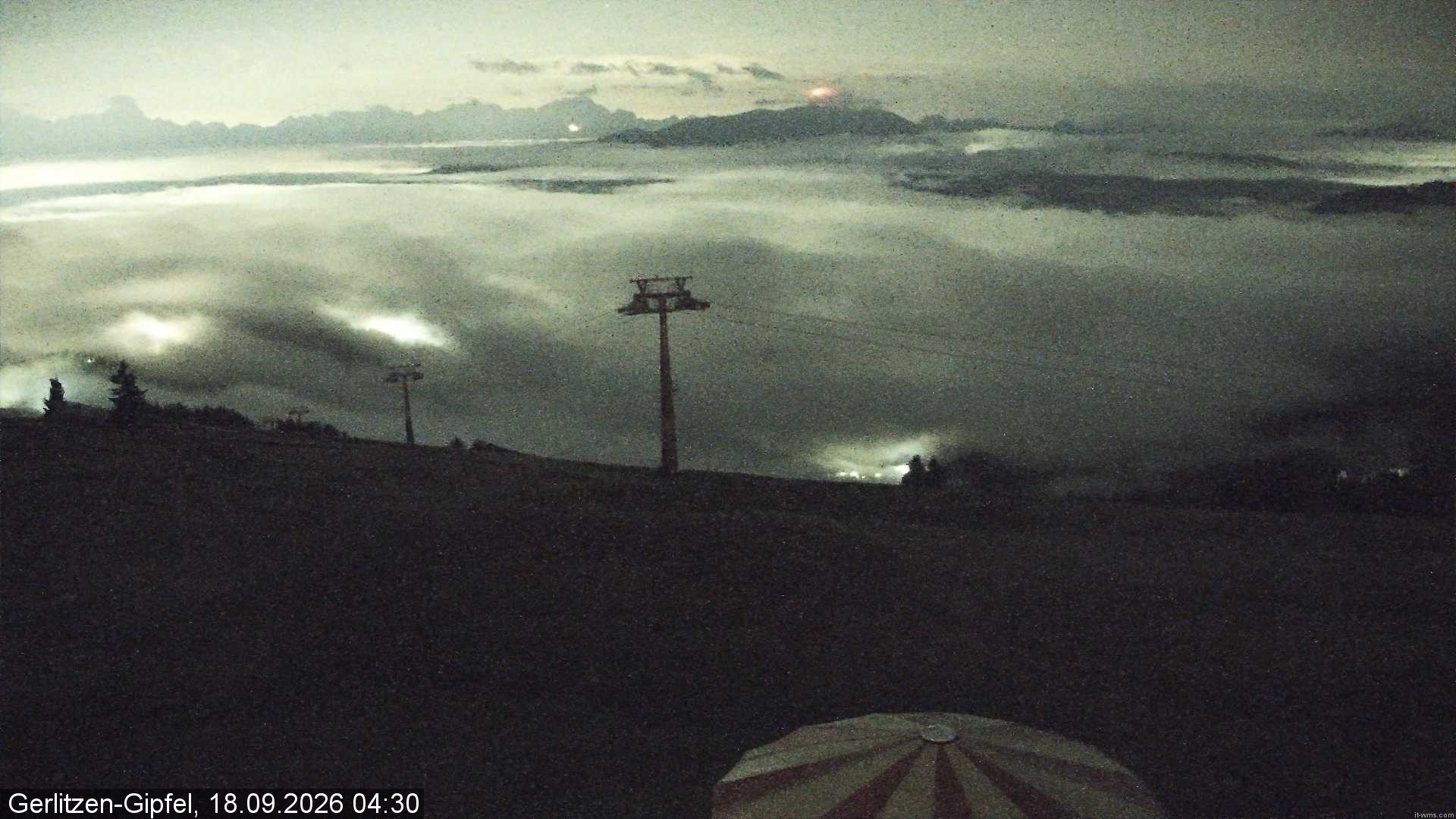 Archiv Foto Webcam Gerlitzen-Gipfel - Alpengasthof