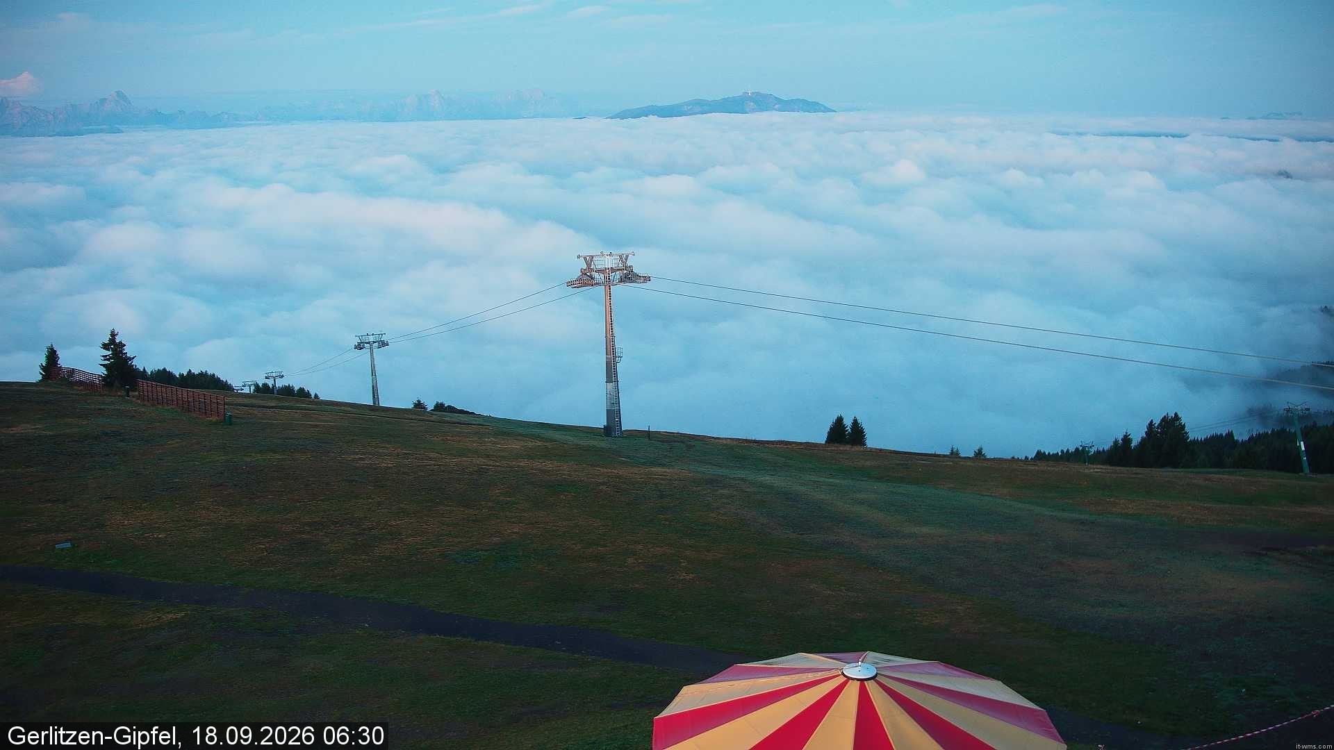 Archiv Foto Webcam Gerlitzen-Gipfel - Alpengasthof
