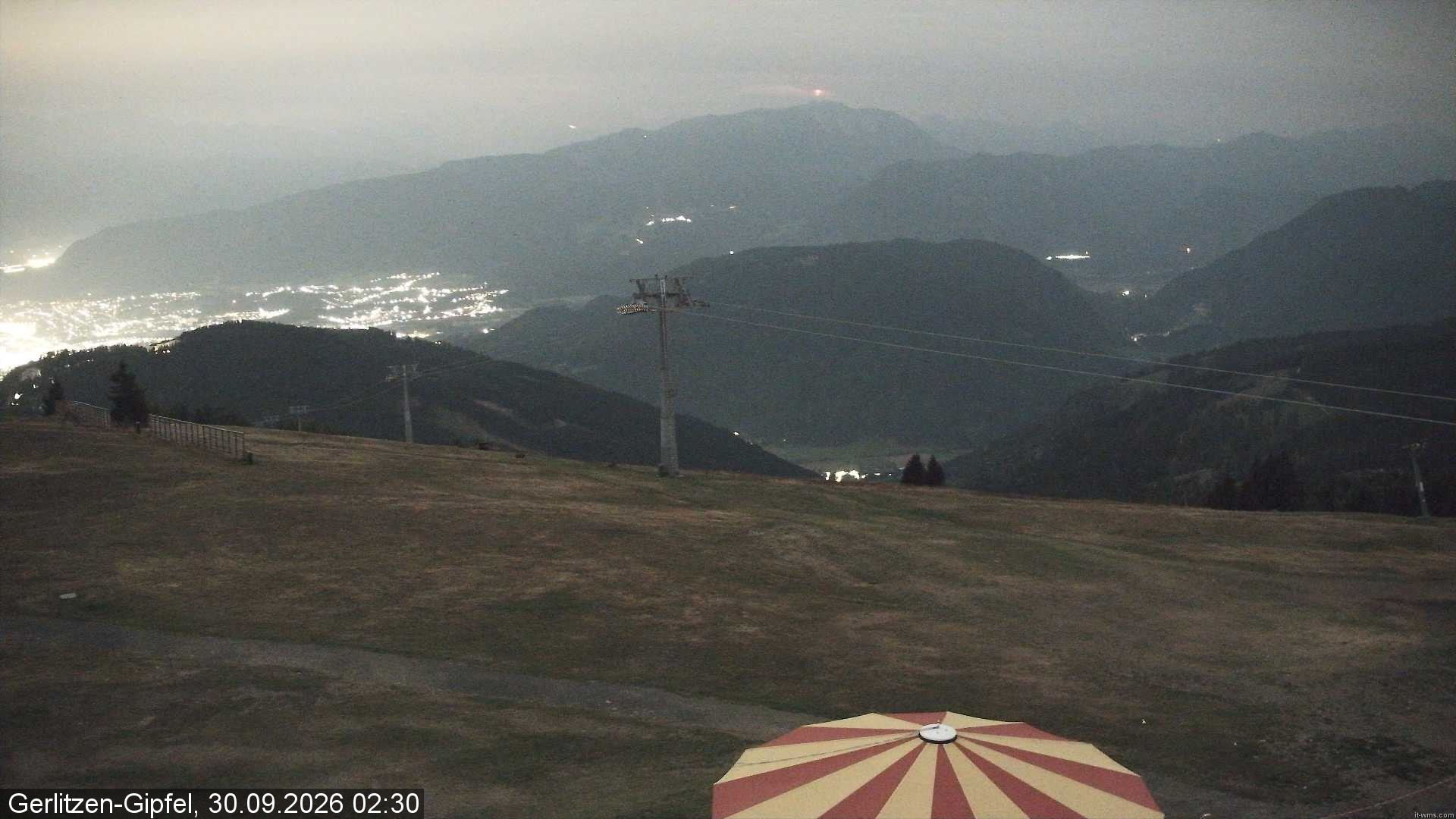 Archiv Foto Webcam Gerlitzen-Gipfel - Alpengasthof