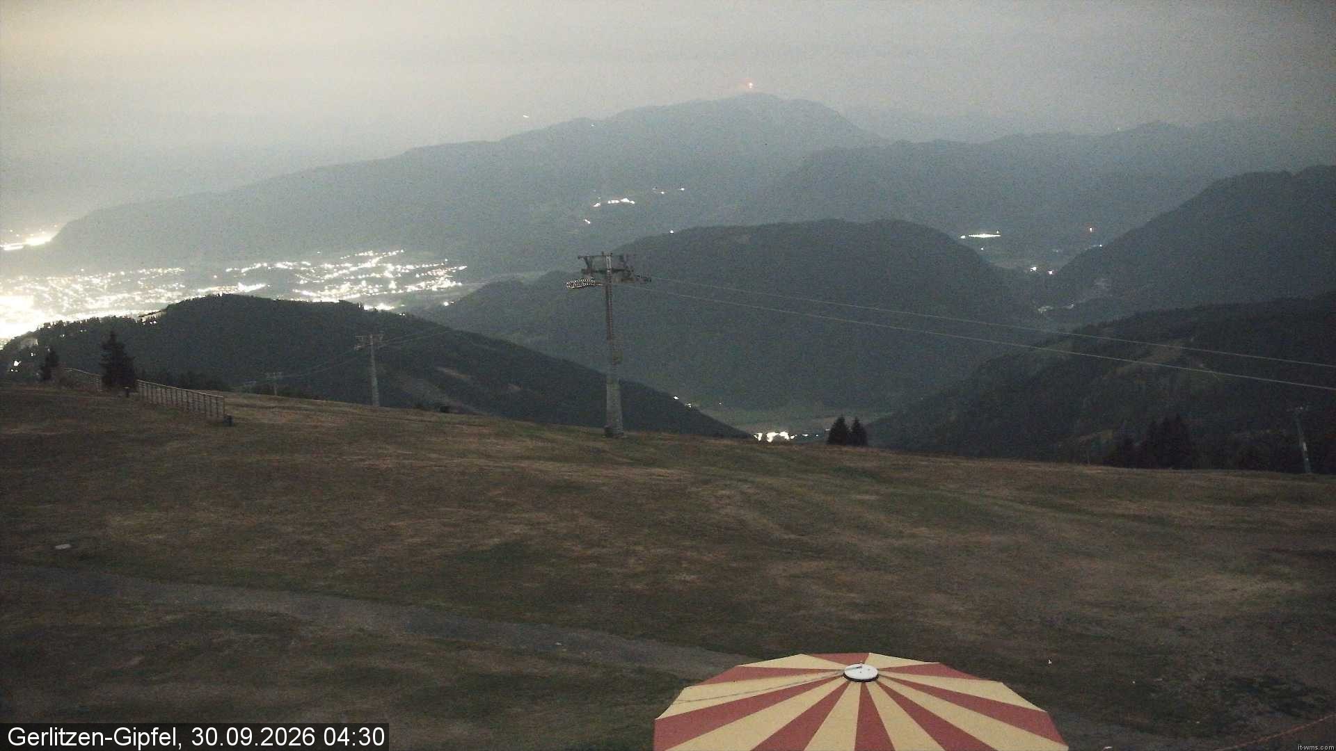 Archiv Foto Webcam Gerlitzen-Gipfel - Alpengasthof