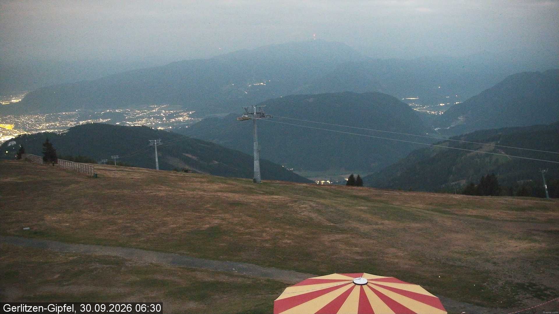 Archiv Foto Webcam Gerlitzen-Gipfel - Alpengasthof