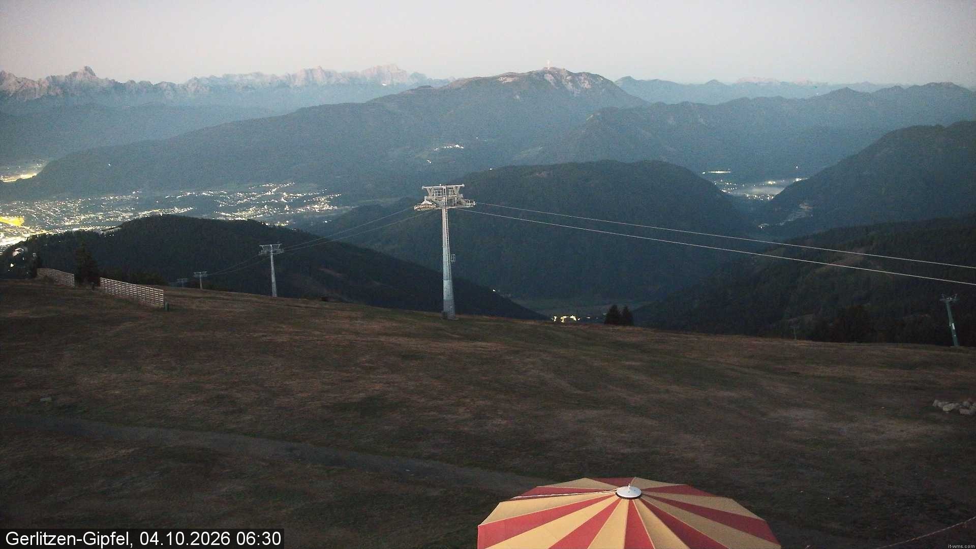 Archiv Foto Webcam Gerlitzen-Gipfel - Alpengasthof