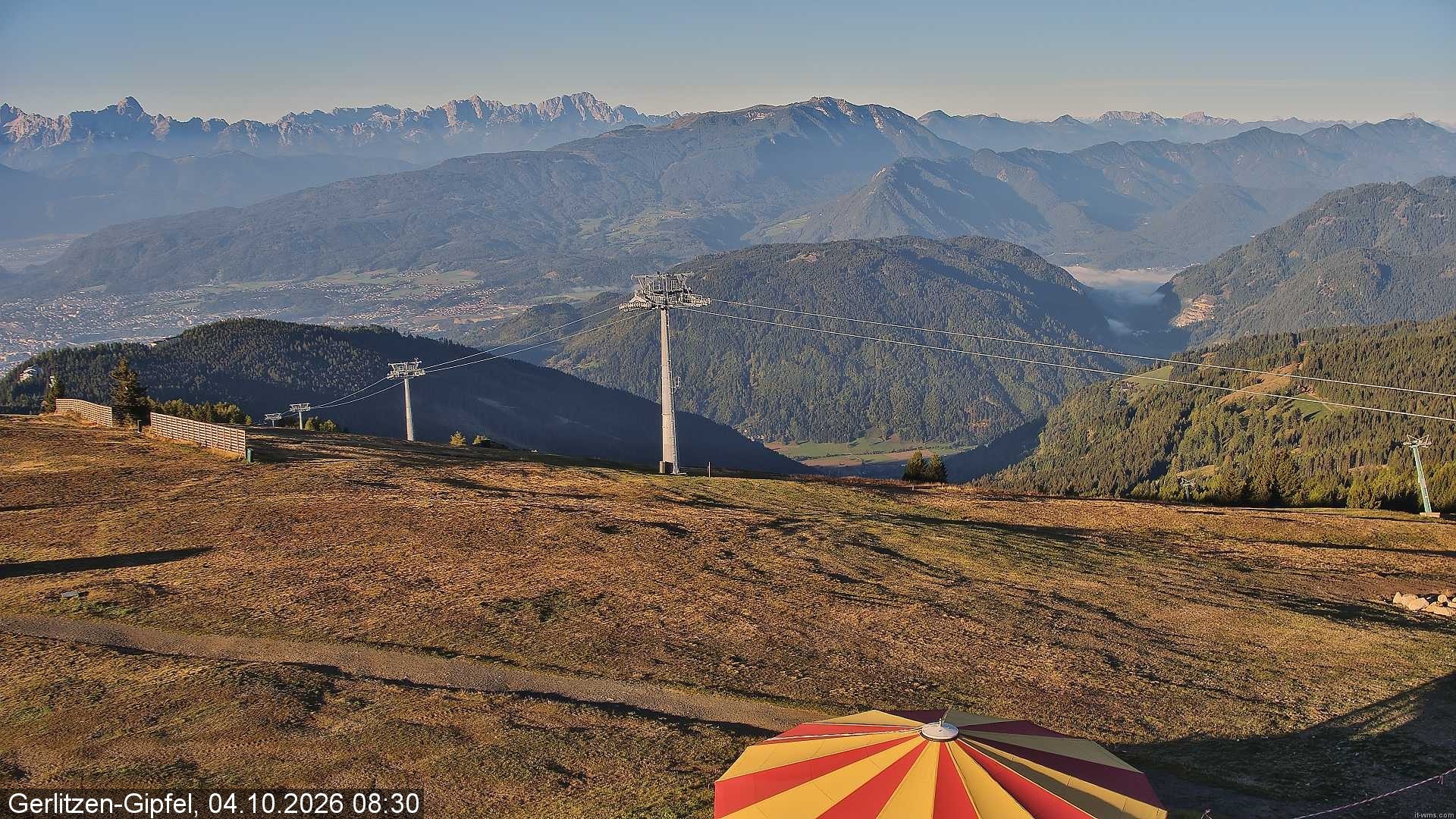 Archiv Foto Webcam Gerlitzen-Gipfel - Alpengasthof