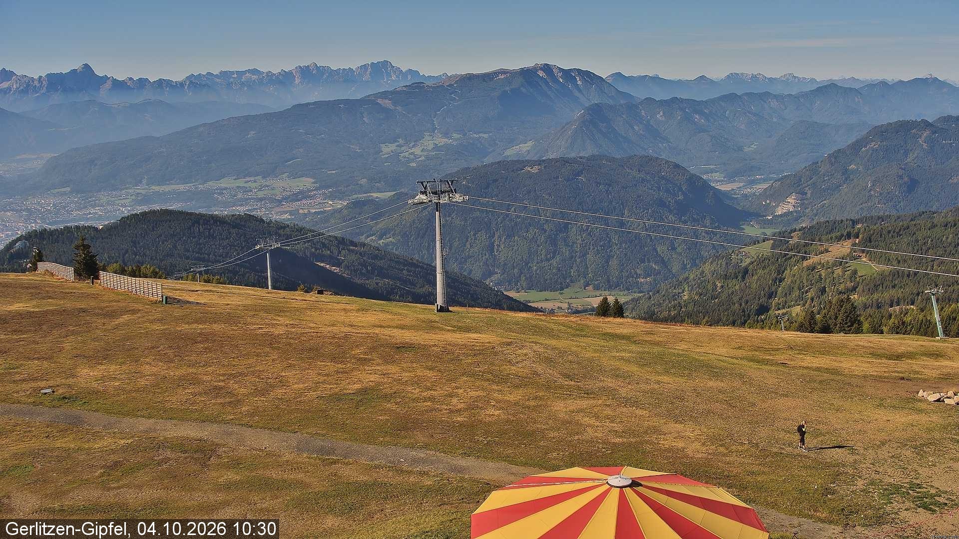 Archiv Foto Webcam Gerlitzen-Gipfel - Alpengasthof