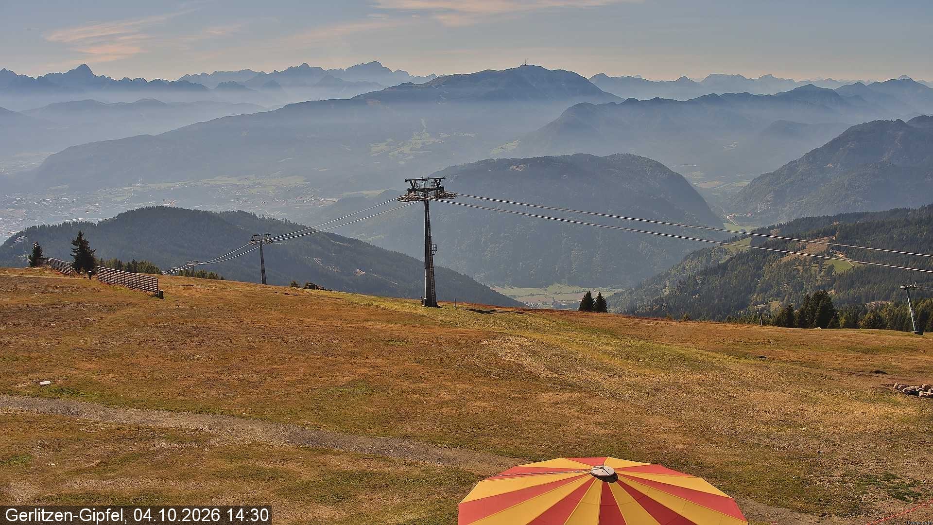 Archiv Foto Webcam Gerlitzen-Gipfel - Alpengasthof
