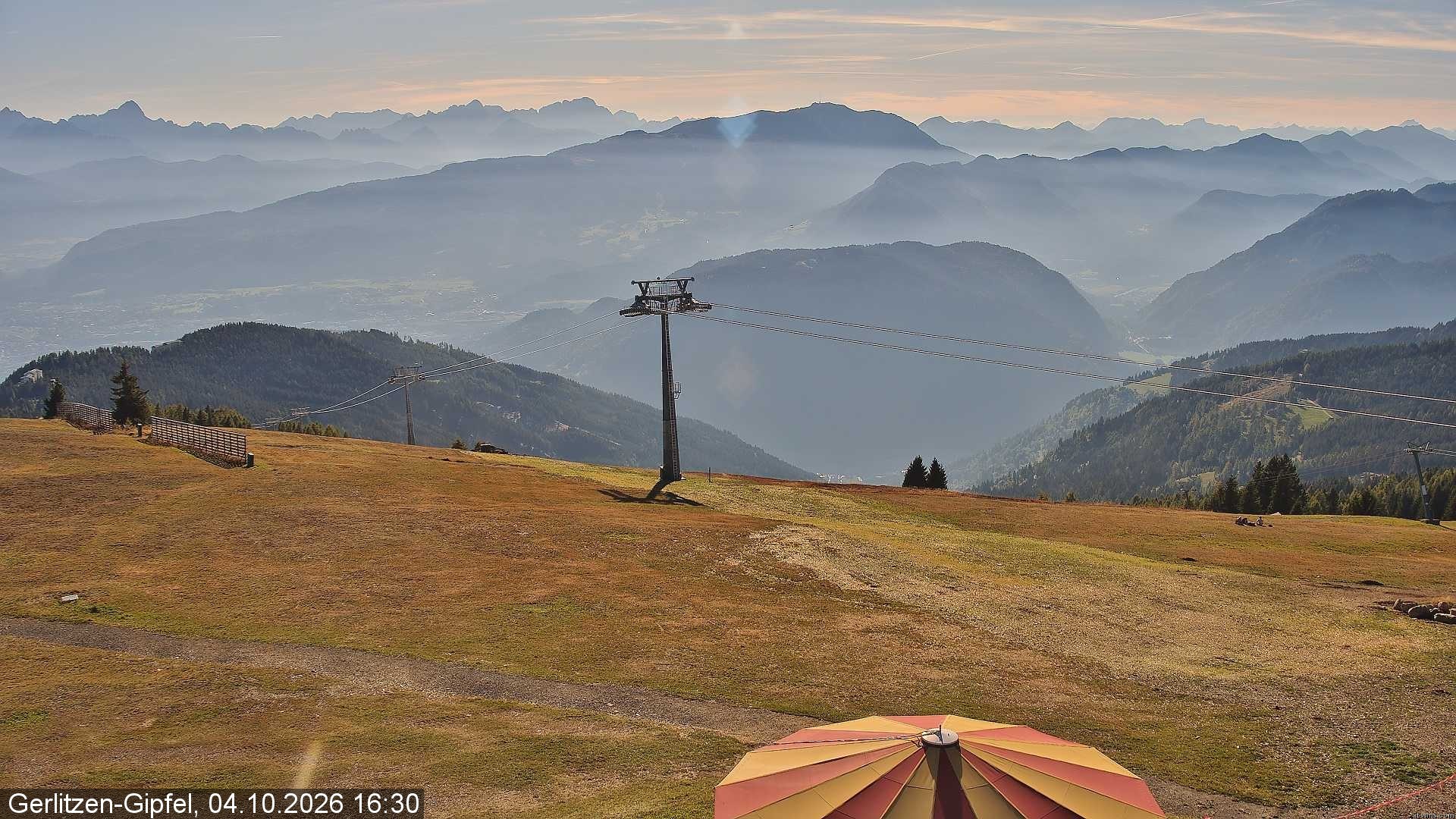 Archiv Foto Webcam Gerlitzen-Gipfel - Alpengasthof