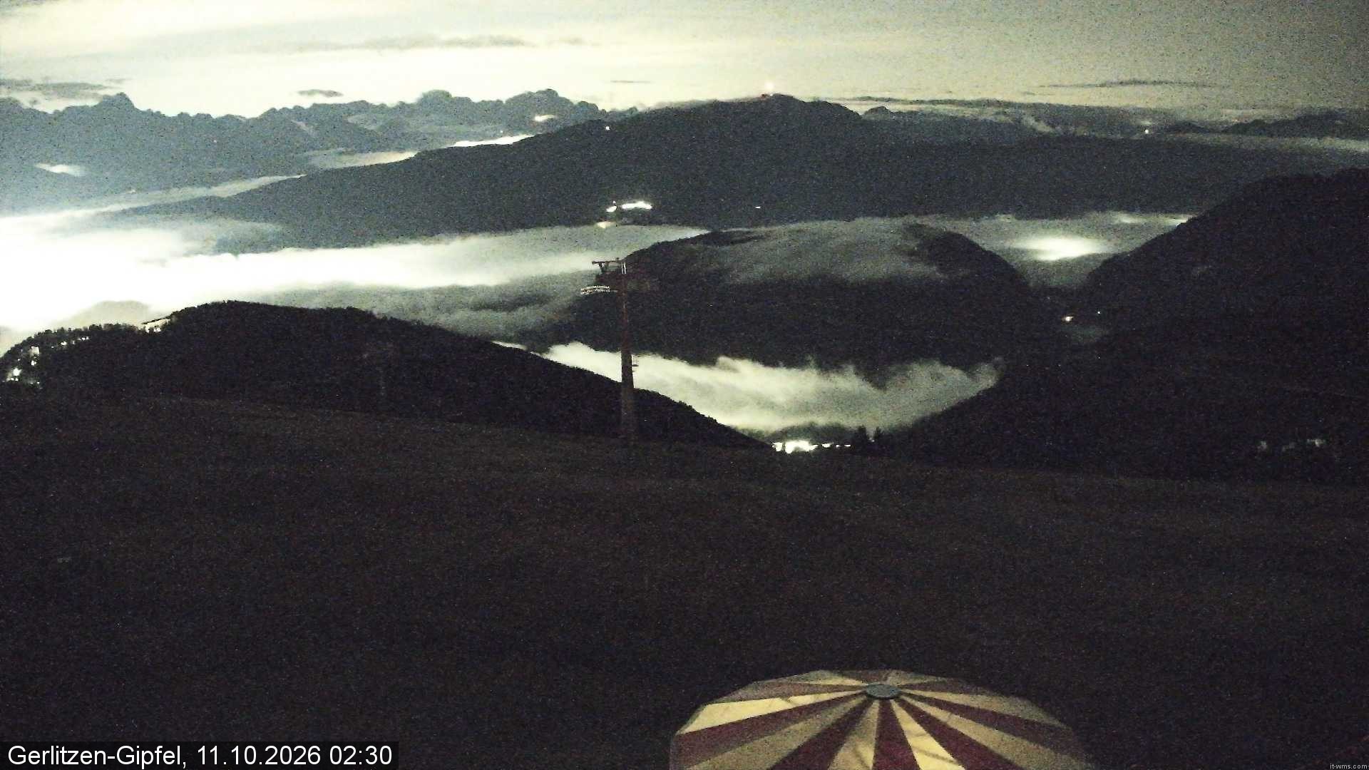 Archived image Webcam Gerlitzen summit (Carinthia)
