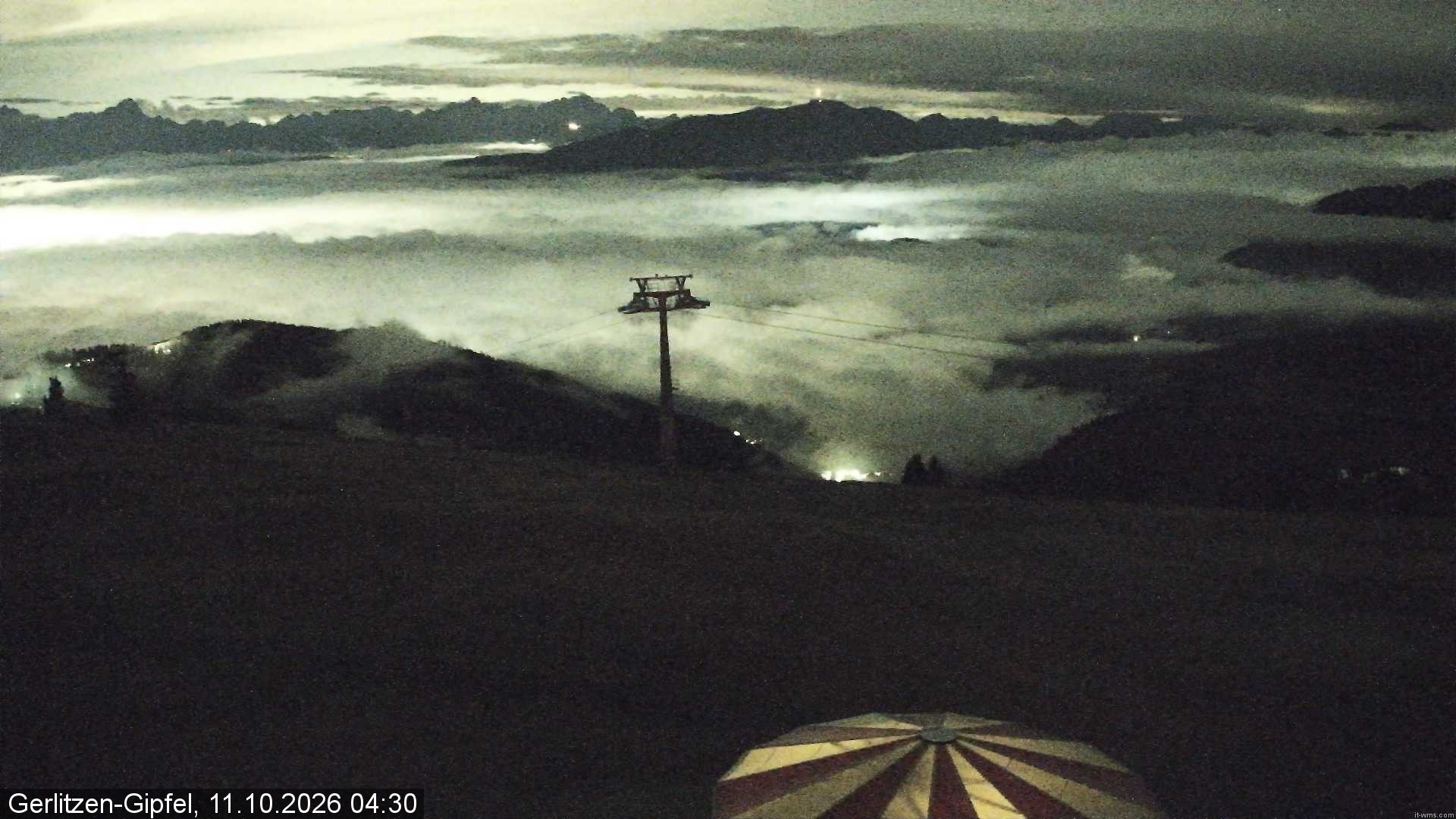 Archived image Webcam Gerlitzen summit (Carinthia)