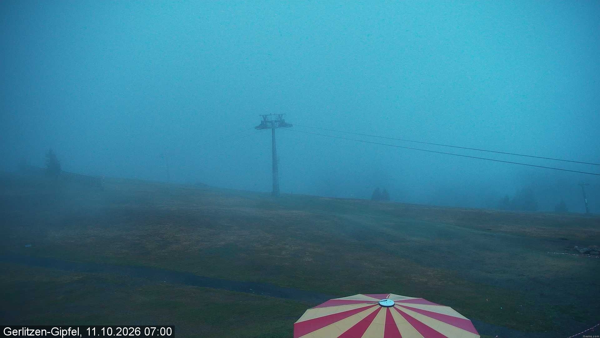 Archived image Webcam Gerlitzen summit (Carinthia)