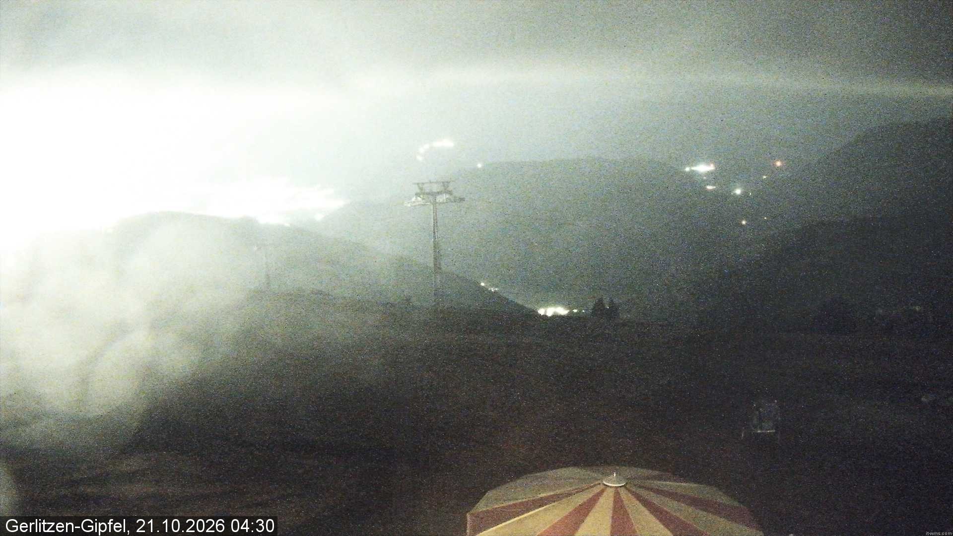 Archiv Foto Webcam Gerlitzen-Gipfel - Alpengasthof