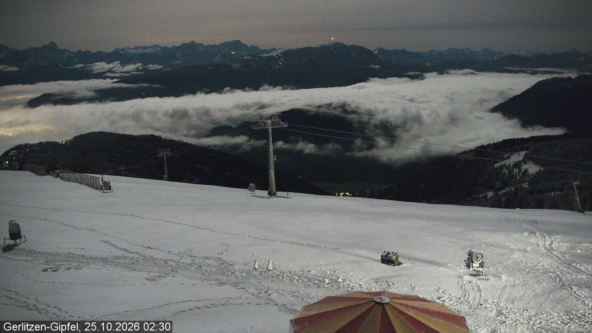Archiv Foto Webcam Gerlitzen-Gipfel - Alpengasthof