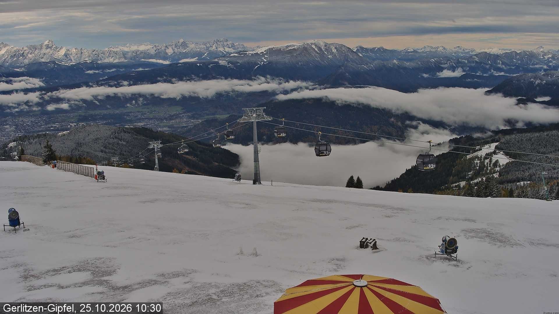 Archiv Foto Webcam Gerlitzen-Gipfel - Alpengasthof