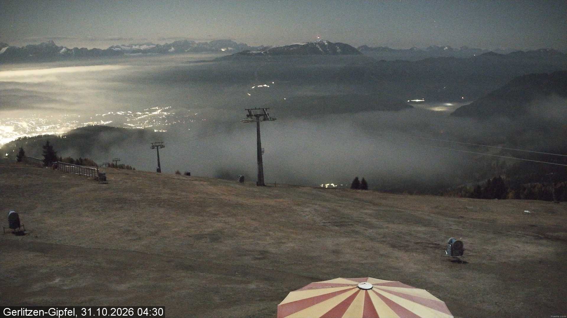 Archiv Foto Webcam Gerlitzen-Gipfel - Alpengasthof