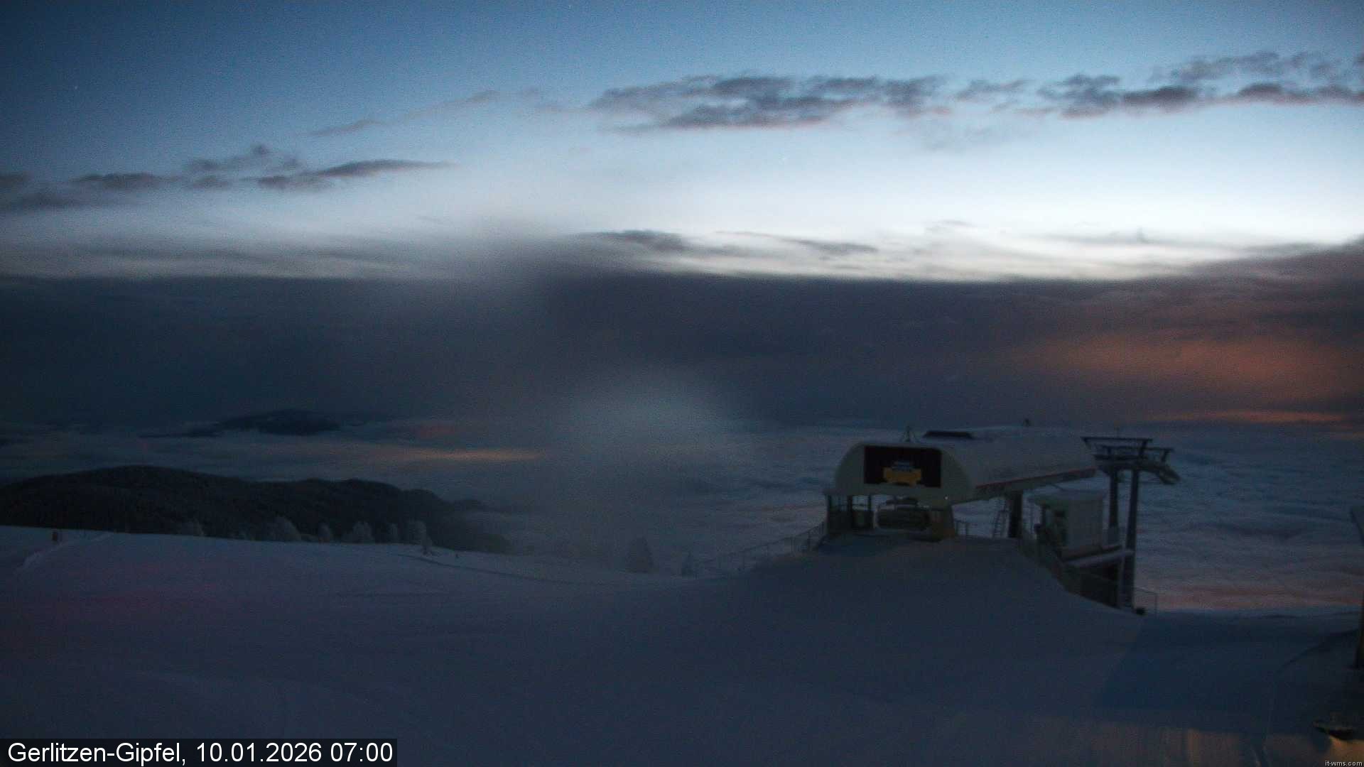 Archiv Foto Webcam Bergstation Sessellift Bergerbahn