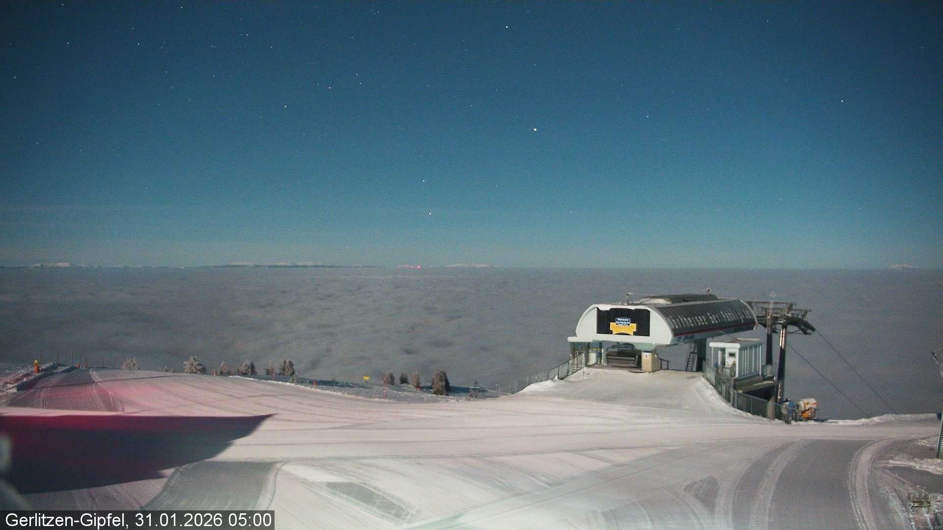 Archiv Foto Webcam Bergstation Sessellift Bergerbahn