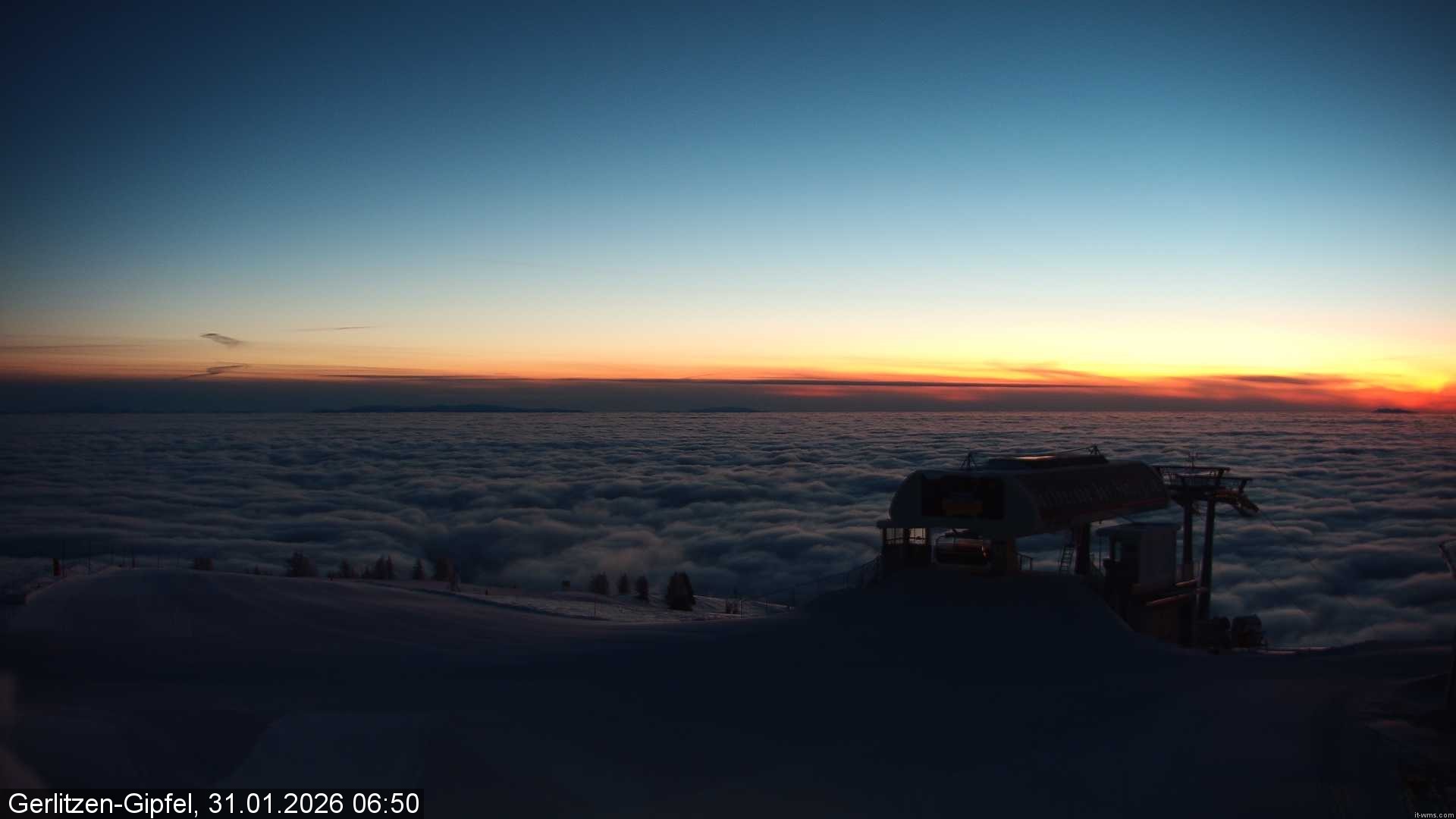 Archiv Foto Webcam Bergstation Sessellift Bergerbahn