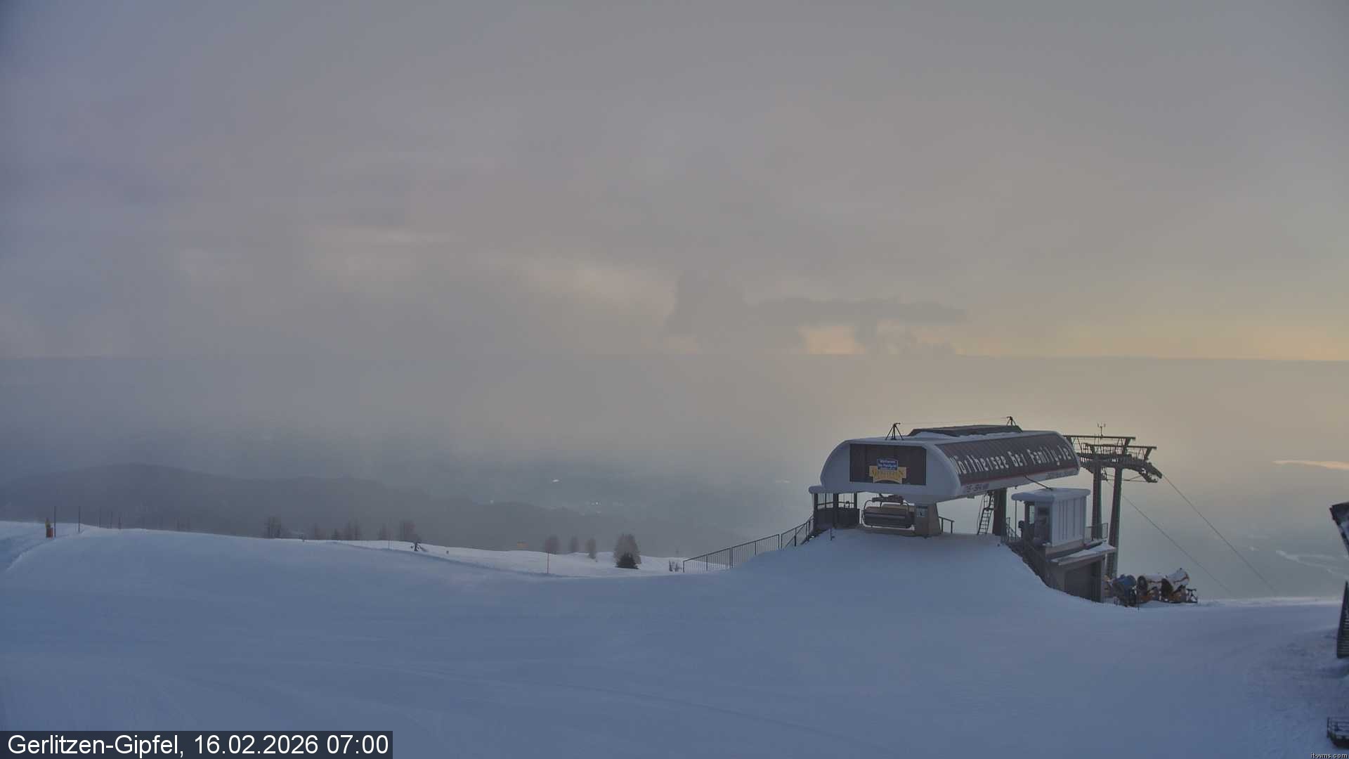 Archiv Foto Webcam Bergstation Sessellift Bergerbahn
