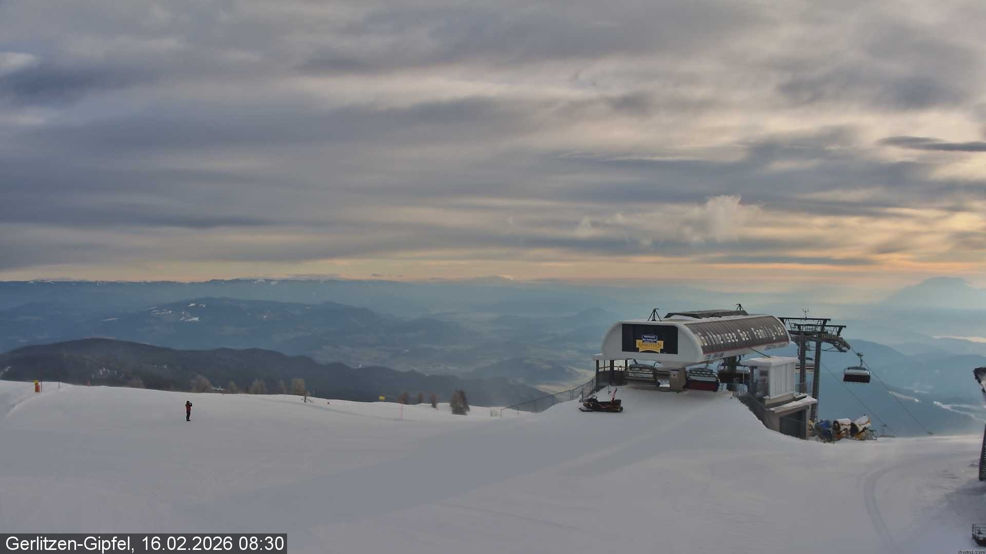 Archiv Foto Webcam Bergstation Sessellift Bergerbahn