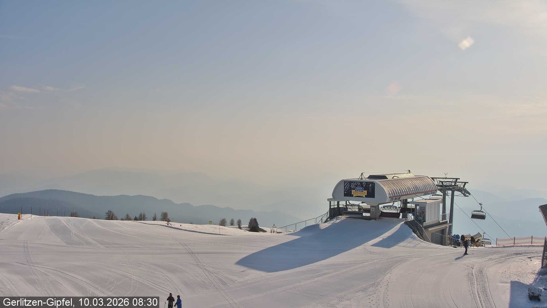 Archiv Foto Webcam Bergstation Sessellift Bergerbahn