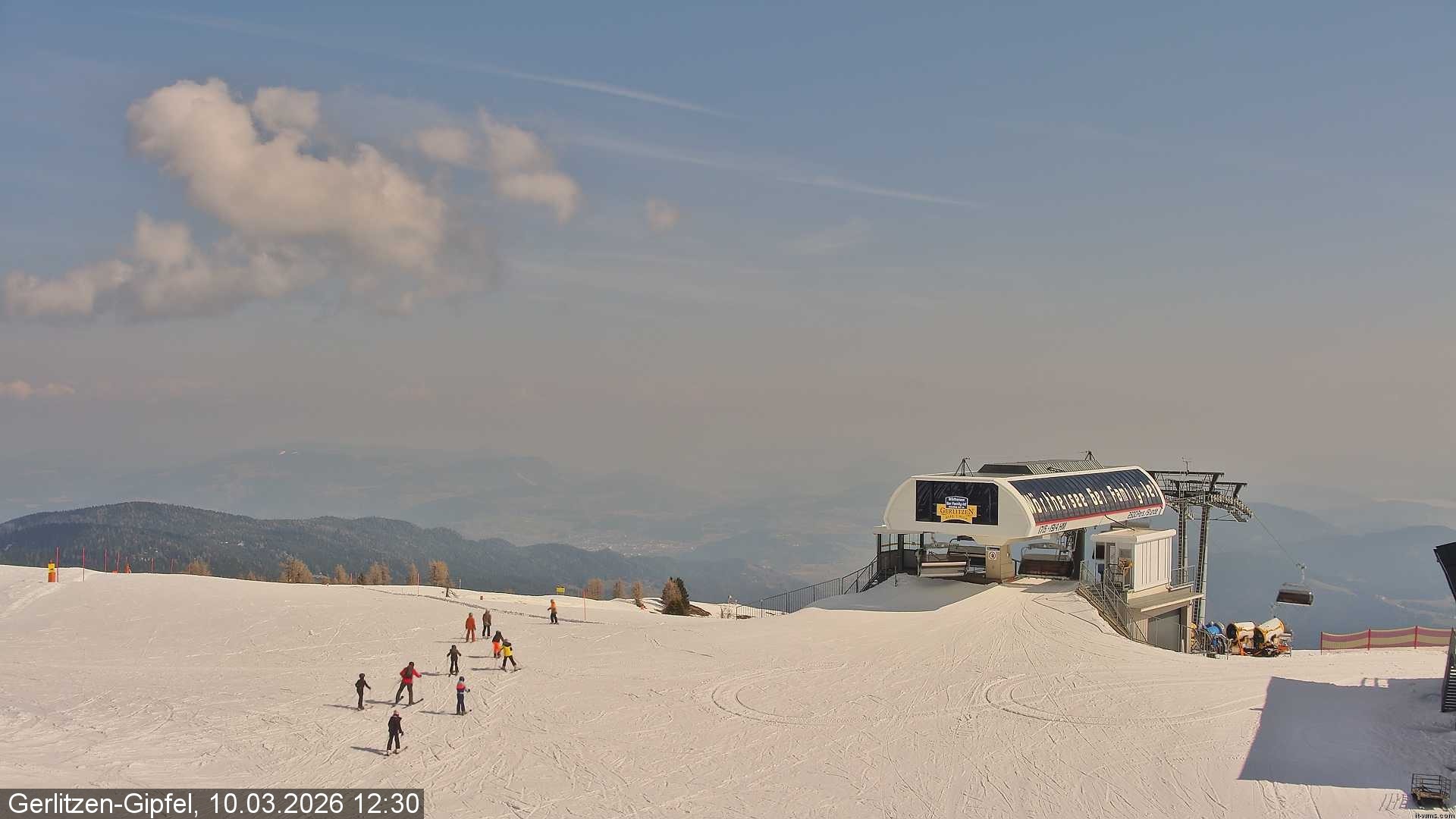 Archiv Foto Webcam Bergstation Sessellift Bergerbahn