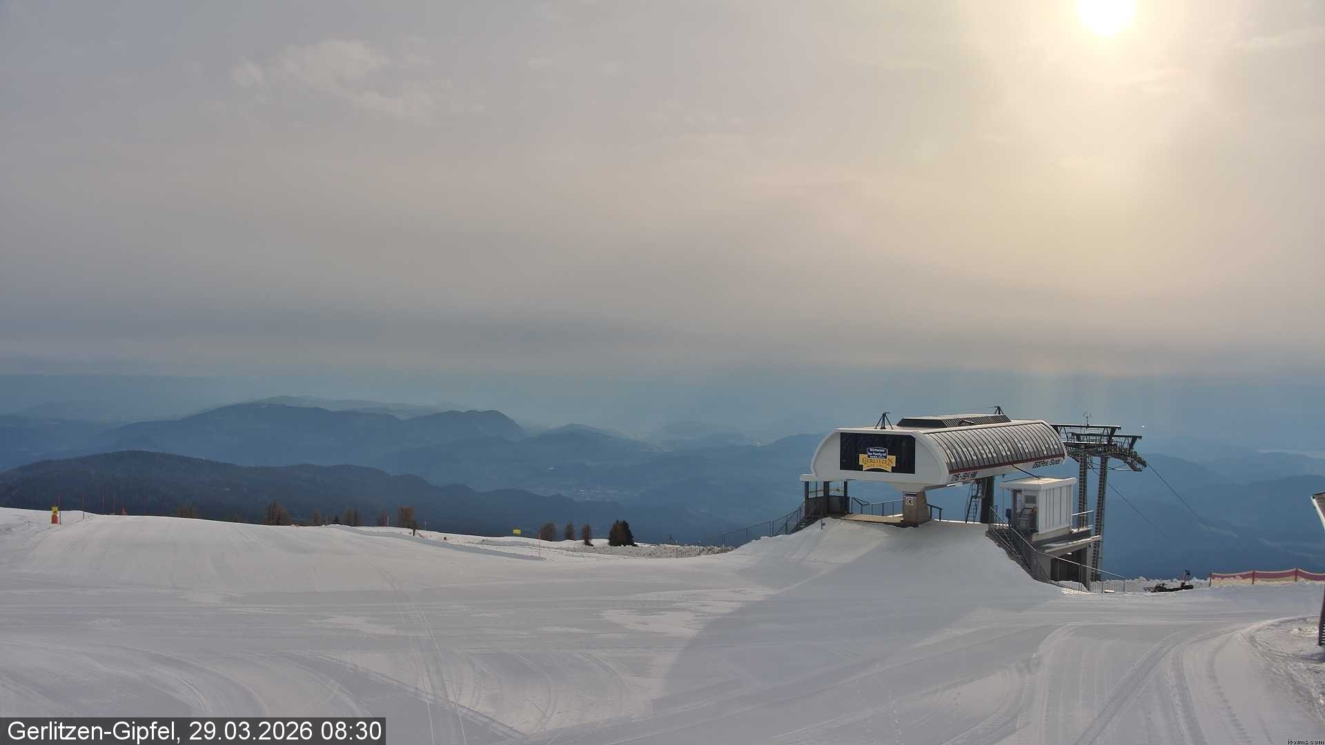 Archiv Foto Webcam Bergstation Sessellift Bergerbahn
