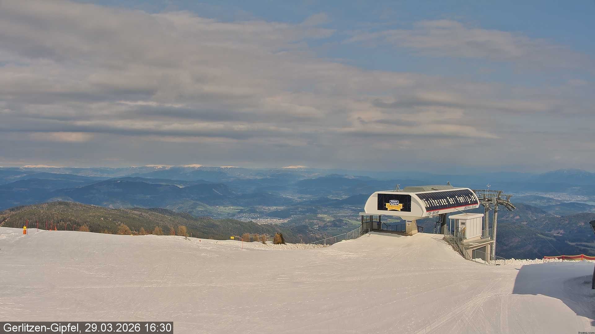 Archiv Foto Webcam Bergstation Sessellift Bergerbahn