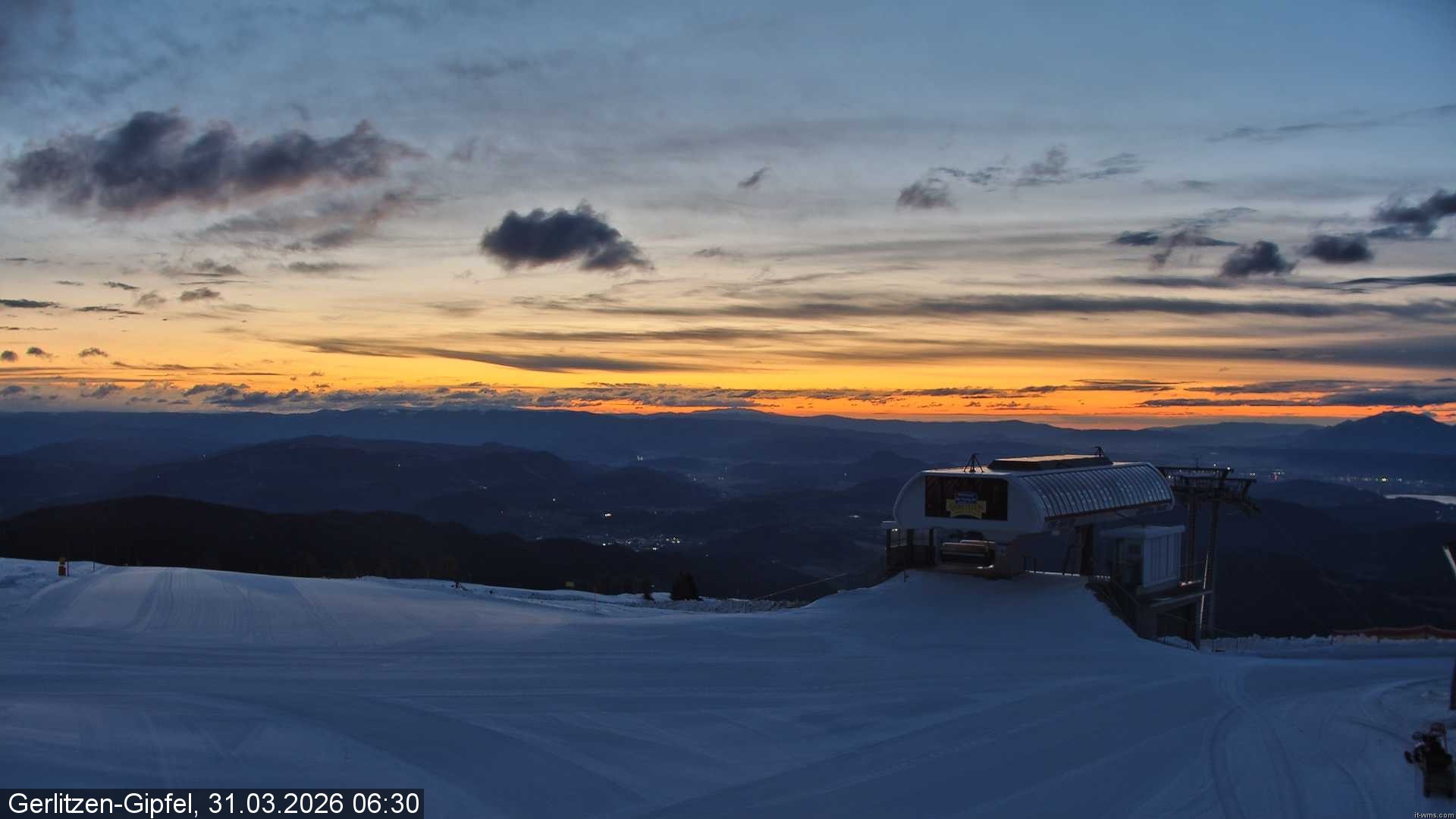 Archiv Foto Webcam Bergstation Sessellift Bergerbahn