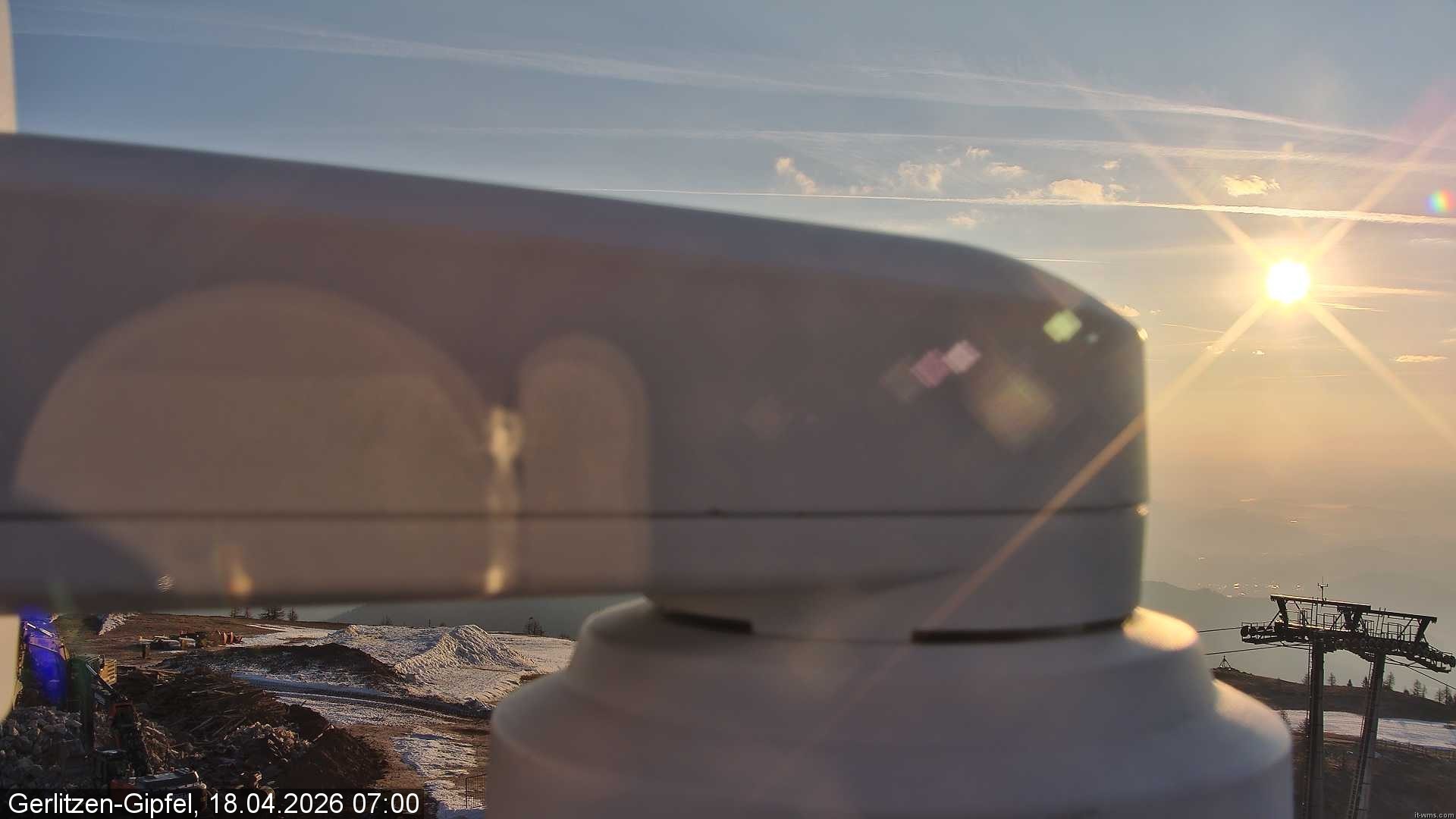 Archiv Foto Webcam Bergstation Sessellift Bergerbahn