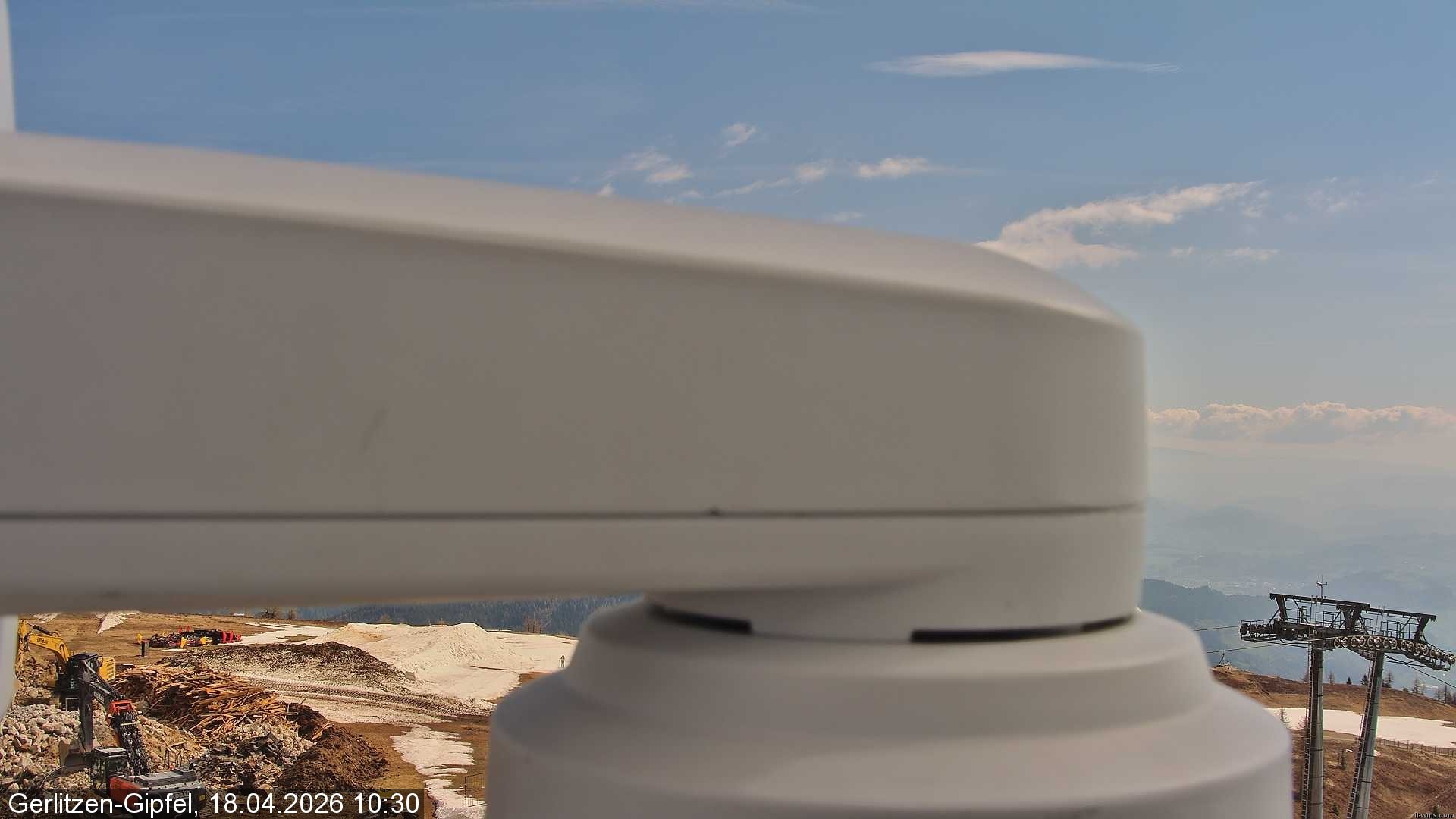 Archiv Foto Webcam Bergstation Sessellift Bergerbahn