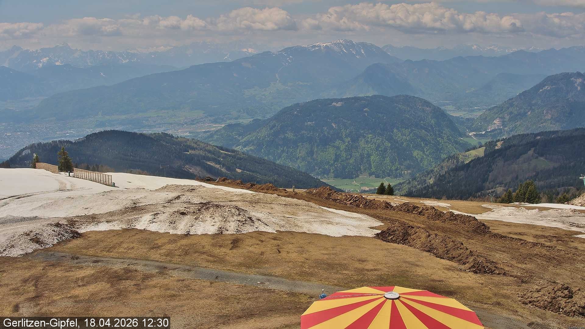 Archiv Foto Webcam Bergstation Sessellift Bergerbahn