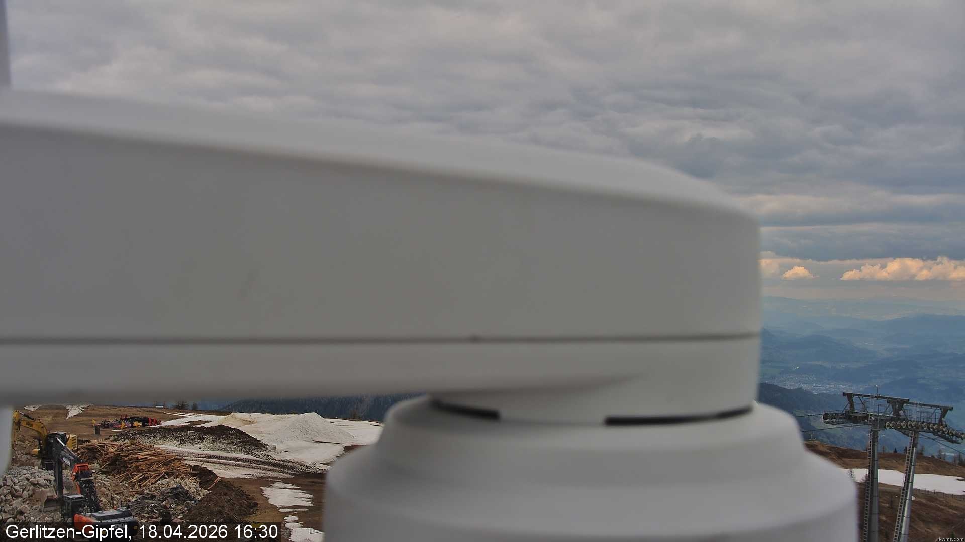 Archiv Foto Webcam Bergstation Sessellift Bergerbahn